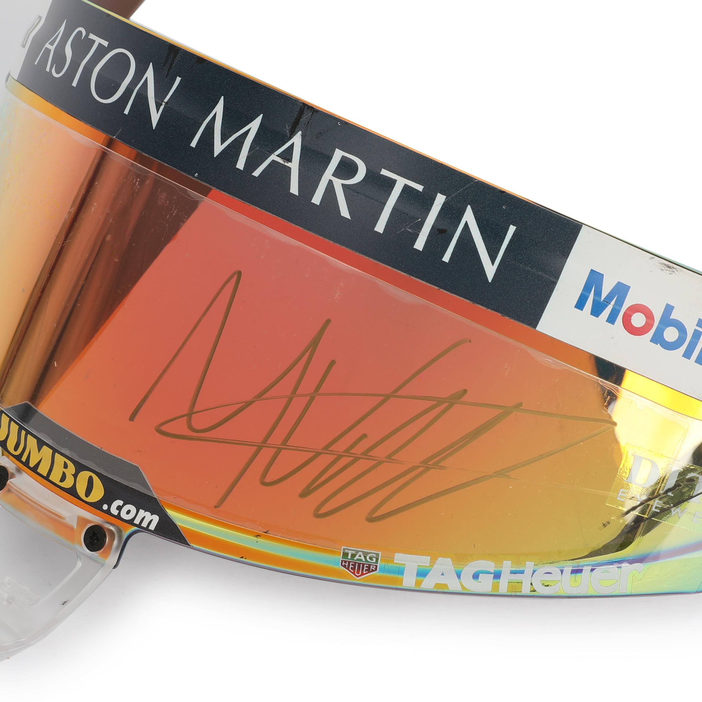 Max Verstappen Oracle Red Bull Racing Signed 2019 Grand Prix Used Visor (Dark Tint)
