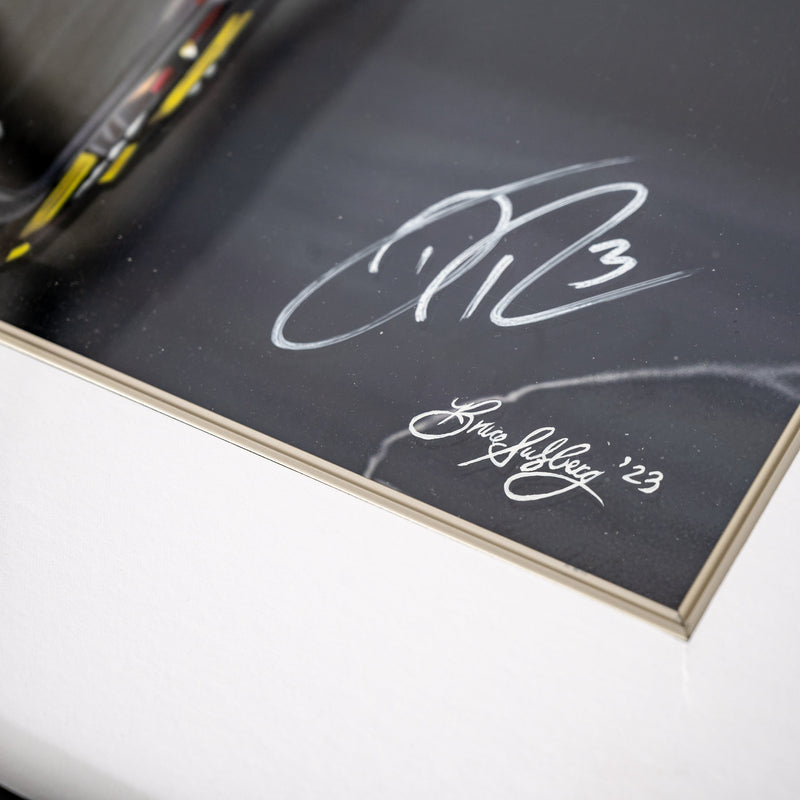 Daniel Ricciardo “Thunderstruck” 3D Painting by Bruce Sulzberg