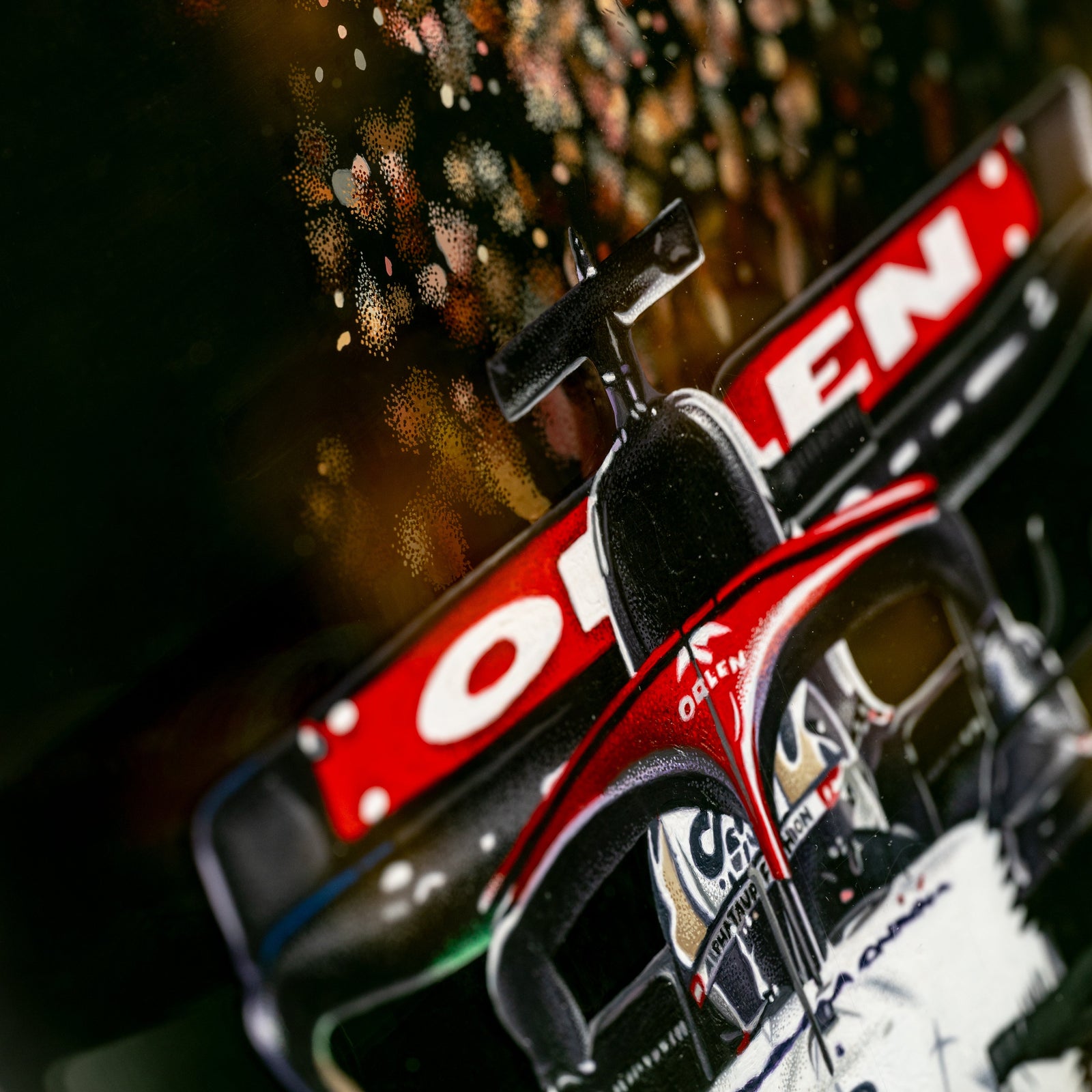 Daniel Ricciardo “Thunderstruck” 3D Painting by Bruce Sulzberg