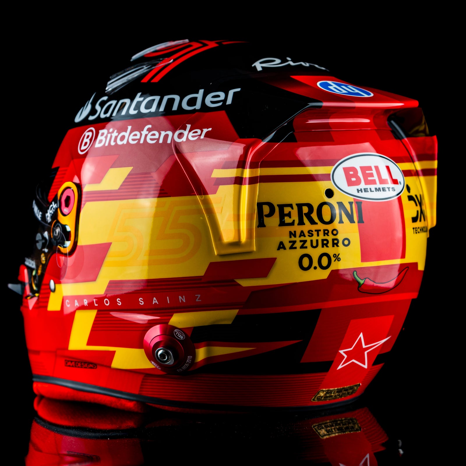 Carlos Sainz Bell Official Replica Helmet – 2024 Formula One Season
