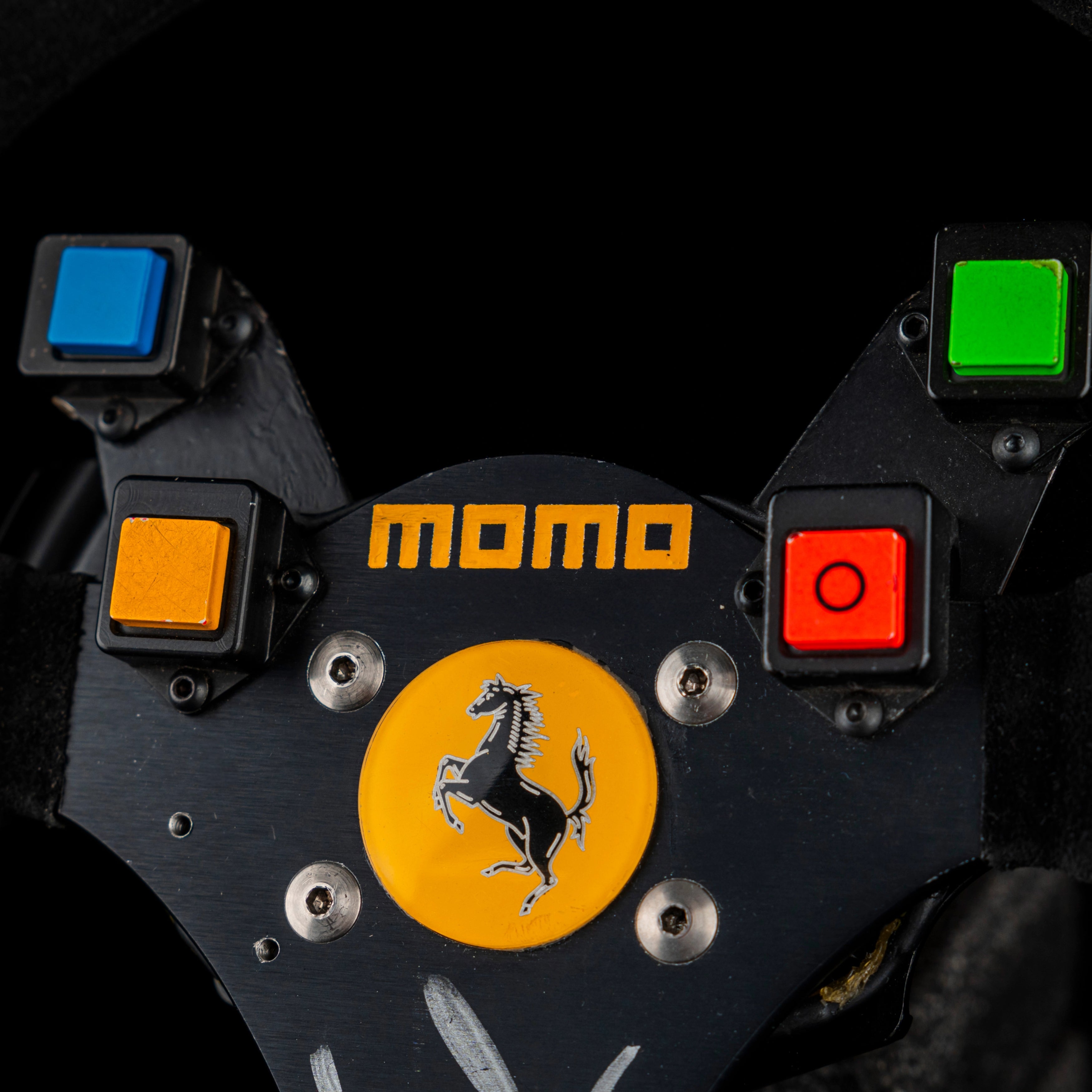 Gerhard Berger Scuderia Ferrari Grand Prix Used Steering Wheel – 1993 Formula One Season