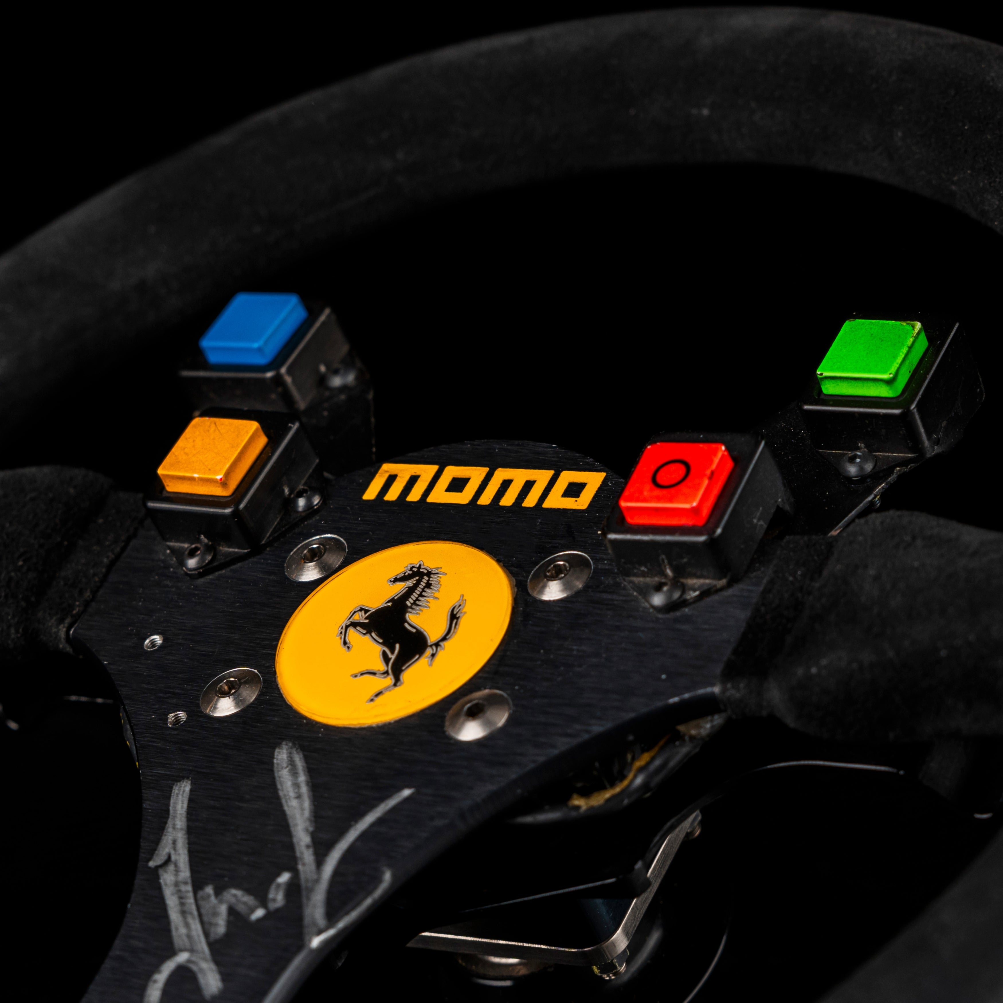 Gerhard Berger Scuderia Ferrari Grand Prix Used Steering Wheel – 1993 Formula One Season
