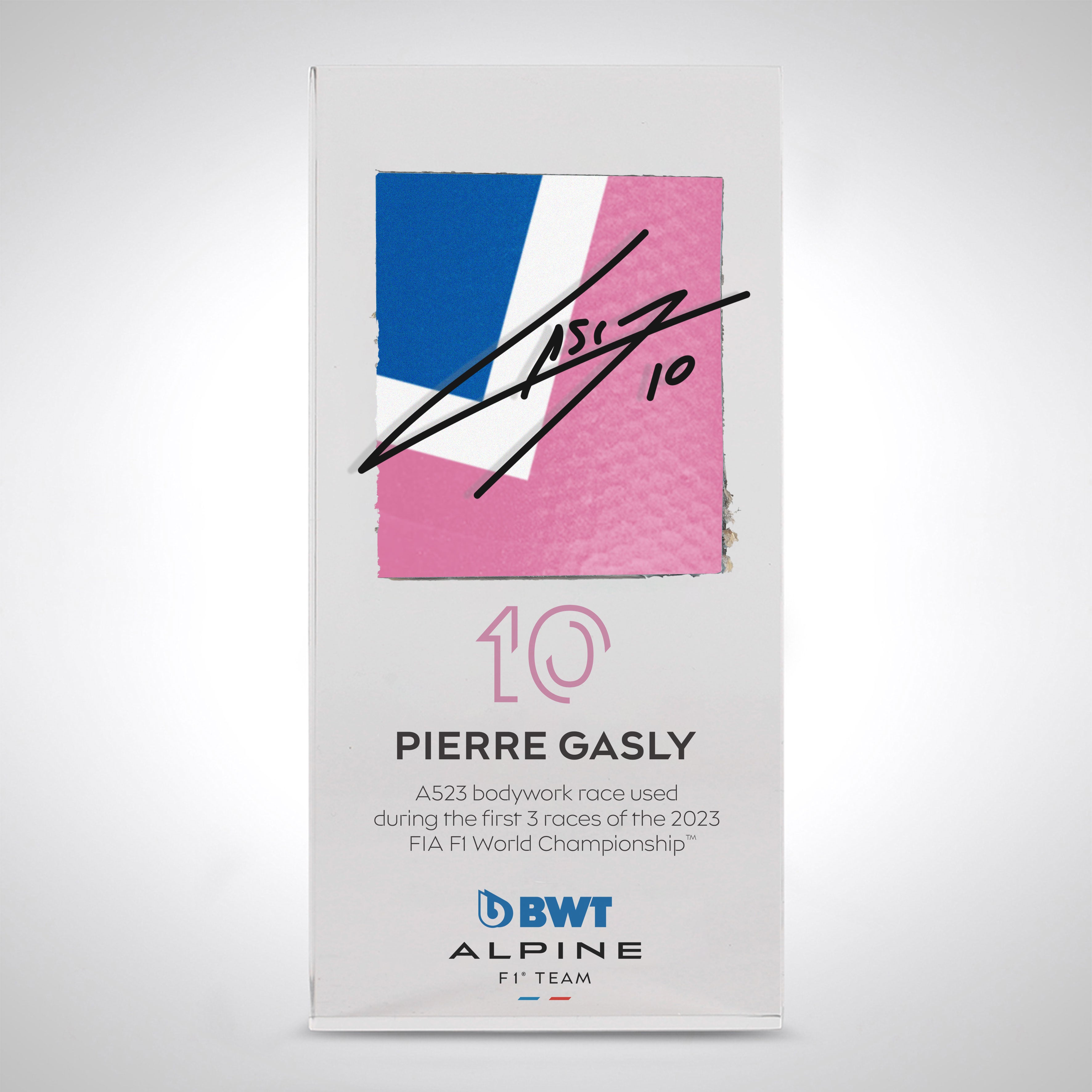 Pierre Gasly 2023 BWT Livery Bodywork in Acrylic