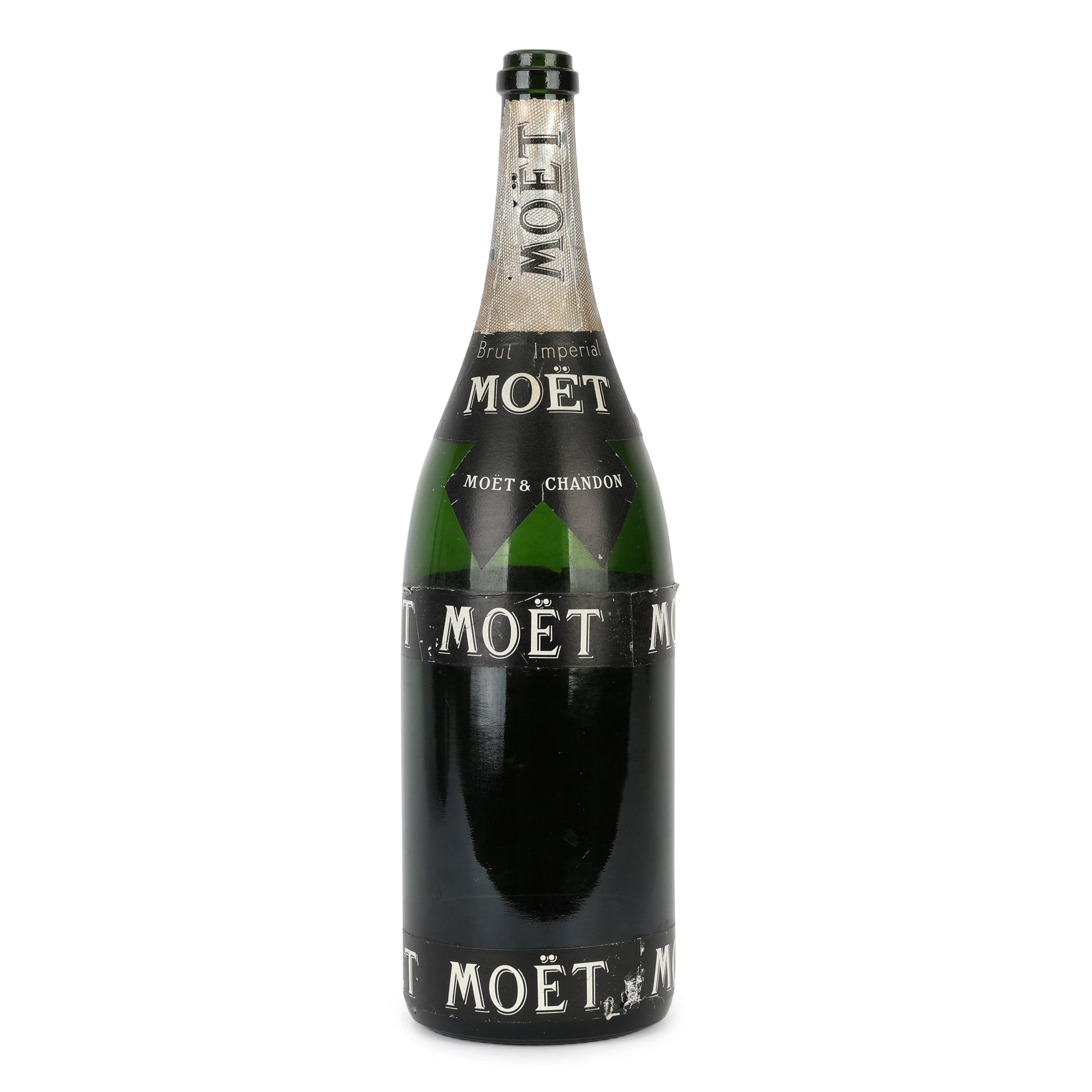 Ayrton Senna 1989 Signed Moet Champagne Bottle