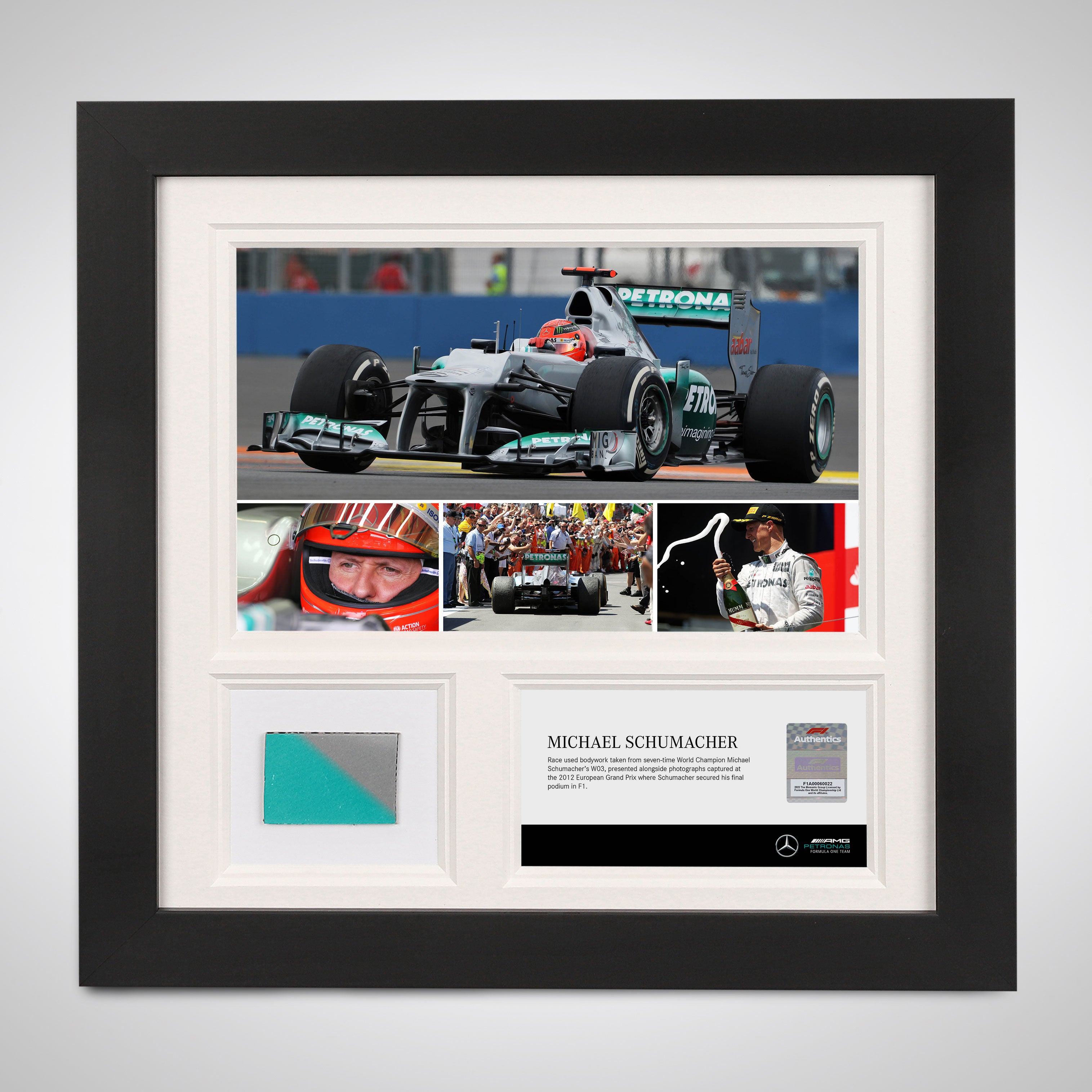 Michael Schumacher 2012 Bodywork & Photo Collage – European GP