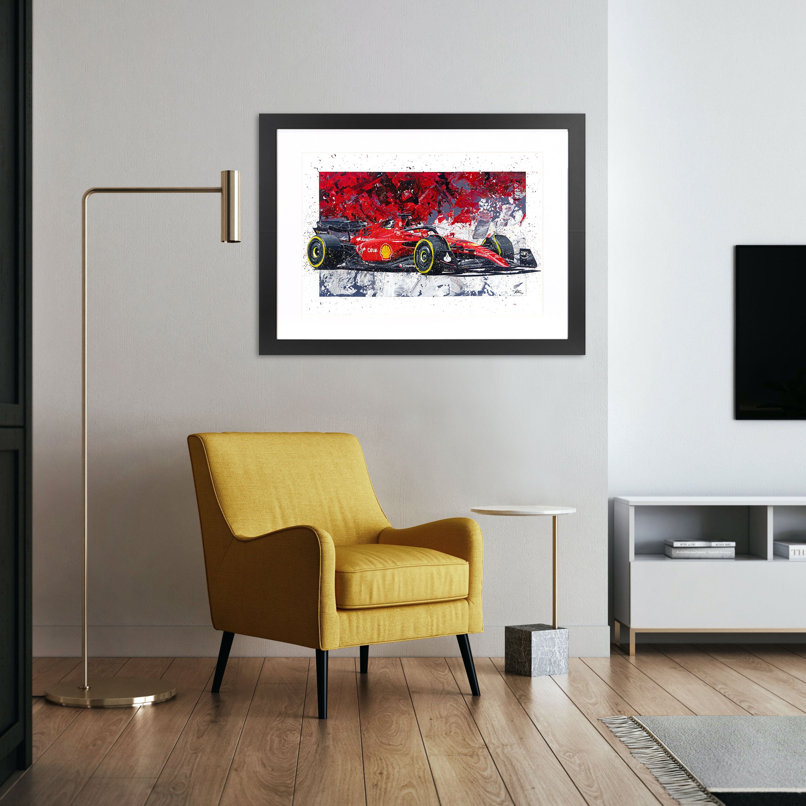 Charles Leclerc 2022 Giclee Print – David Johnson