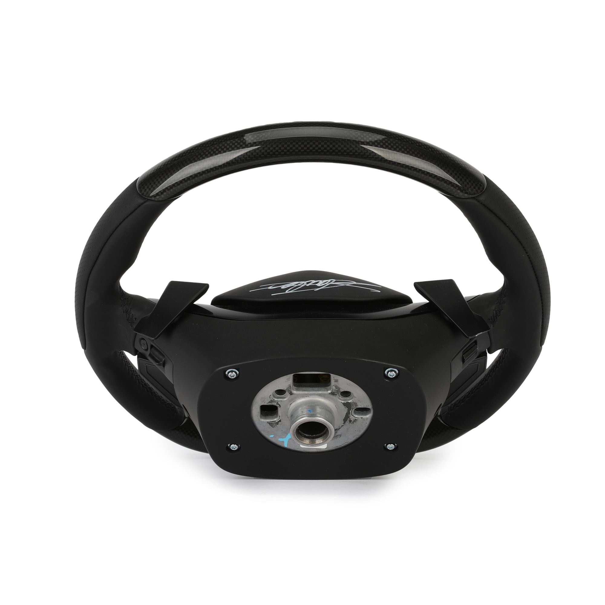 Charles Leclerc and Carlos Sainz Signed Ferrari Road Car Steering Wheel