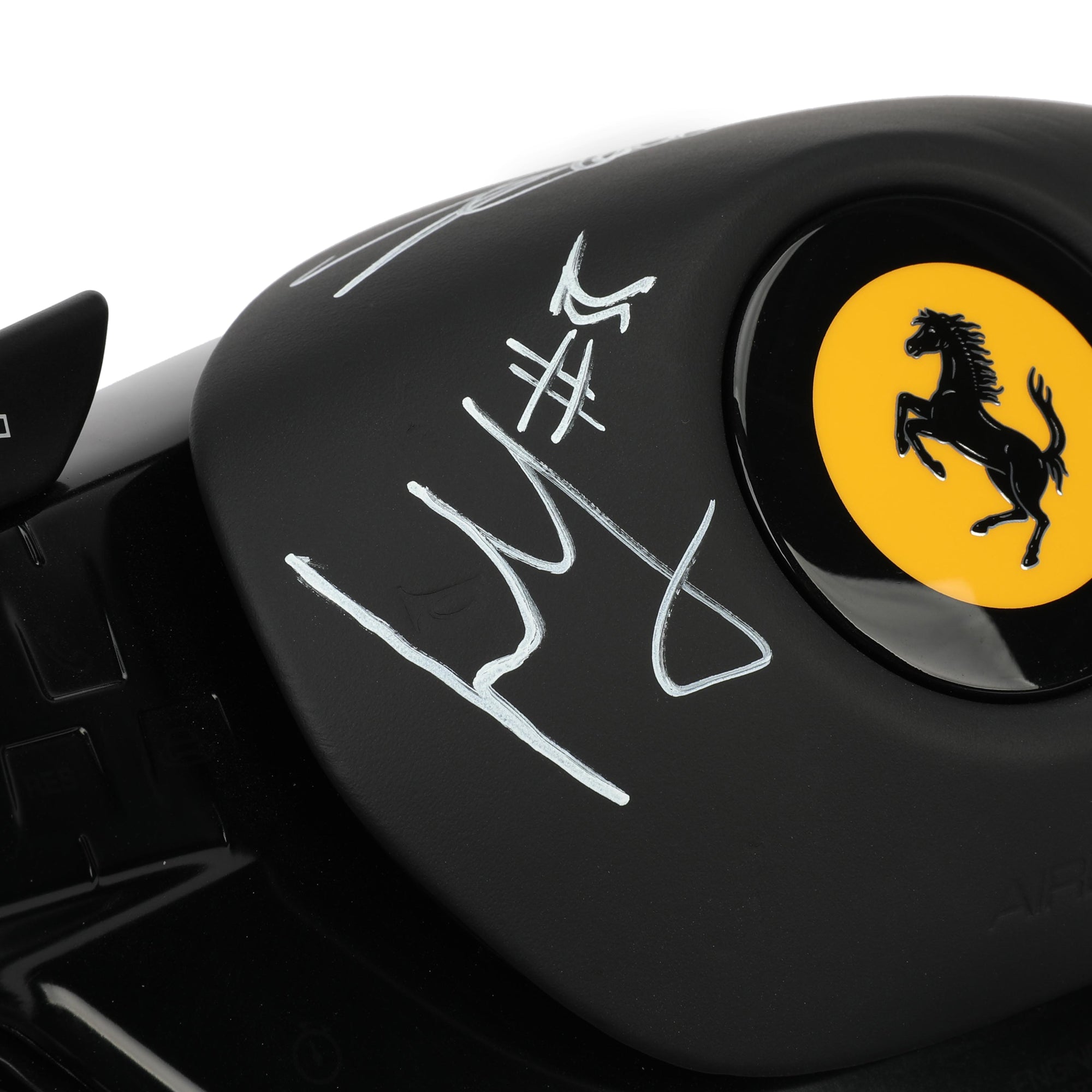 Charles Leclerc and Carlos Sainz Signed Ferrari Road Car Steering Wheel