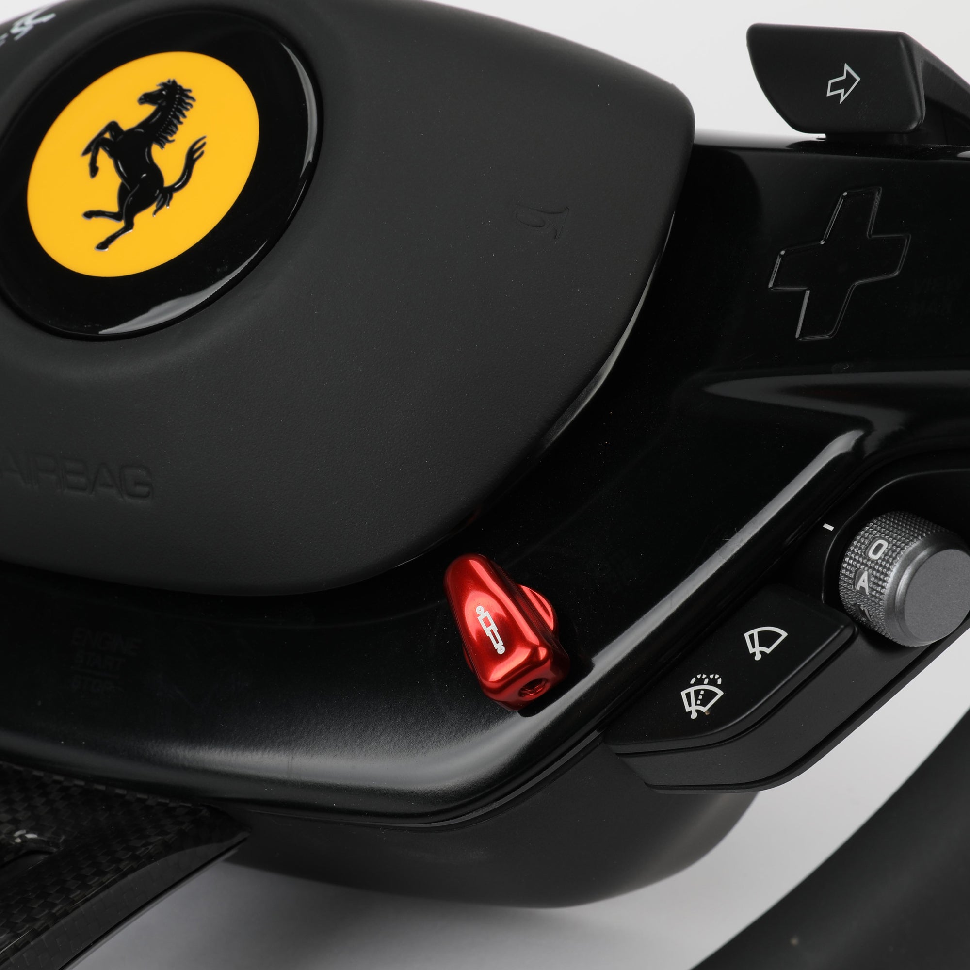 Charles Leclerc and Carlos Sainz Signed Ferrari Road Car Steering Wheel