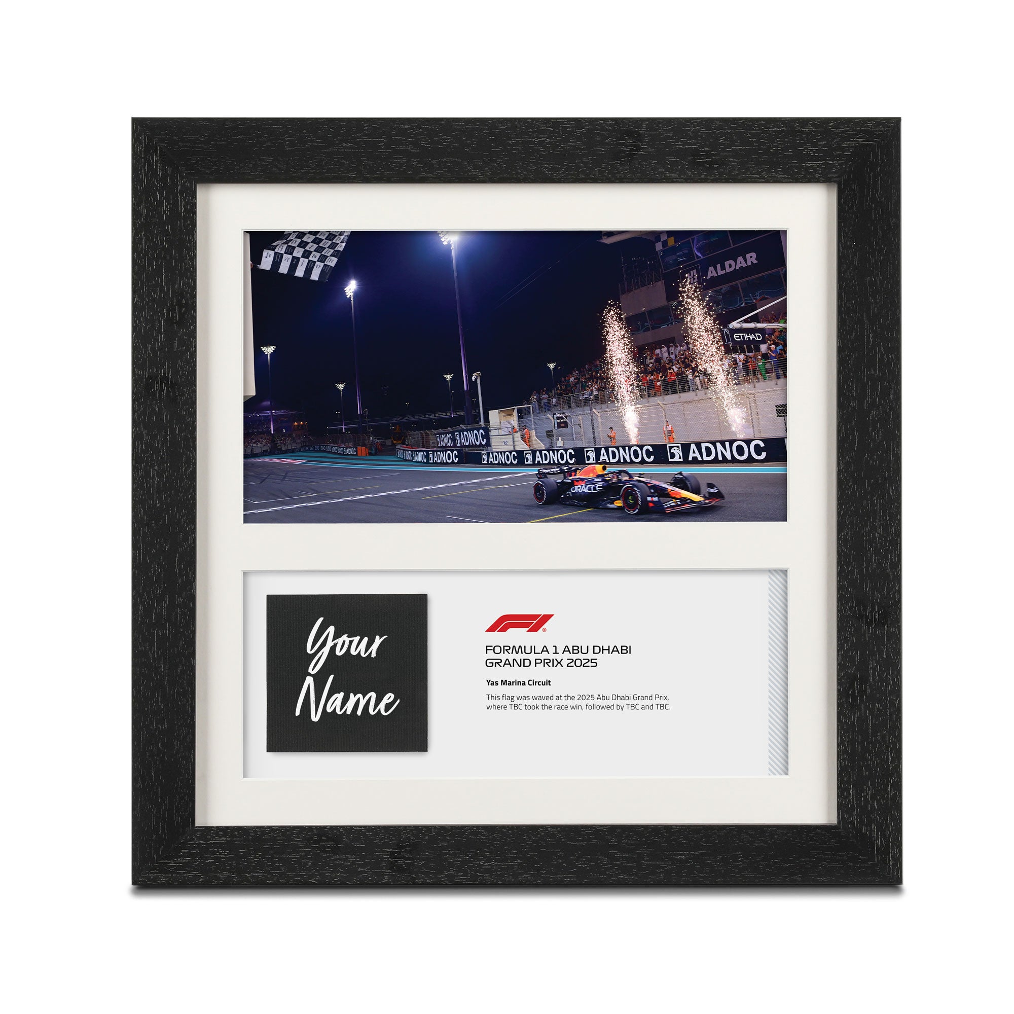 Own the Chequered Flag - 2025 Abu Dhabi Grand Prix