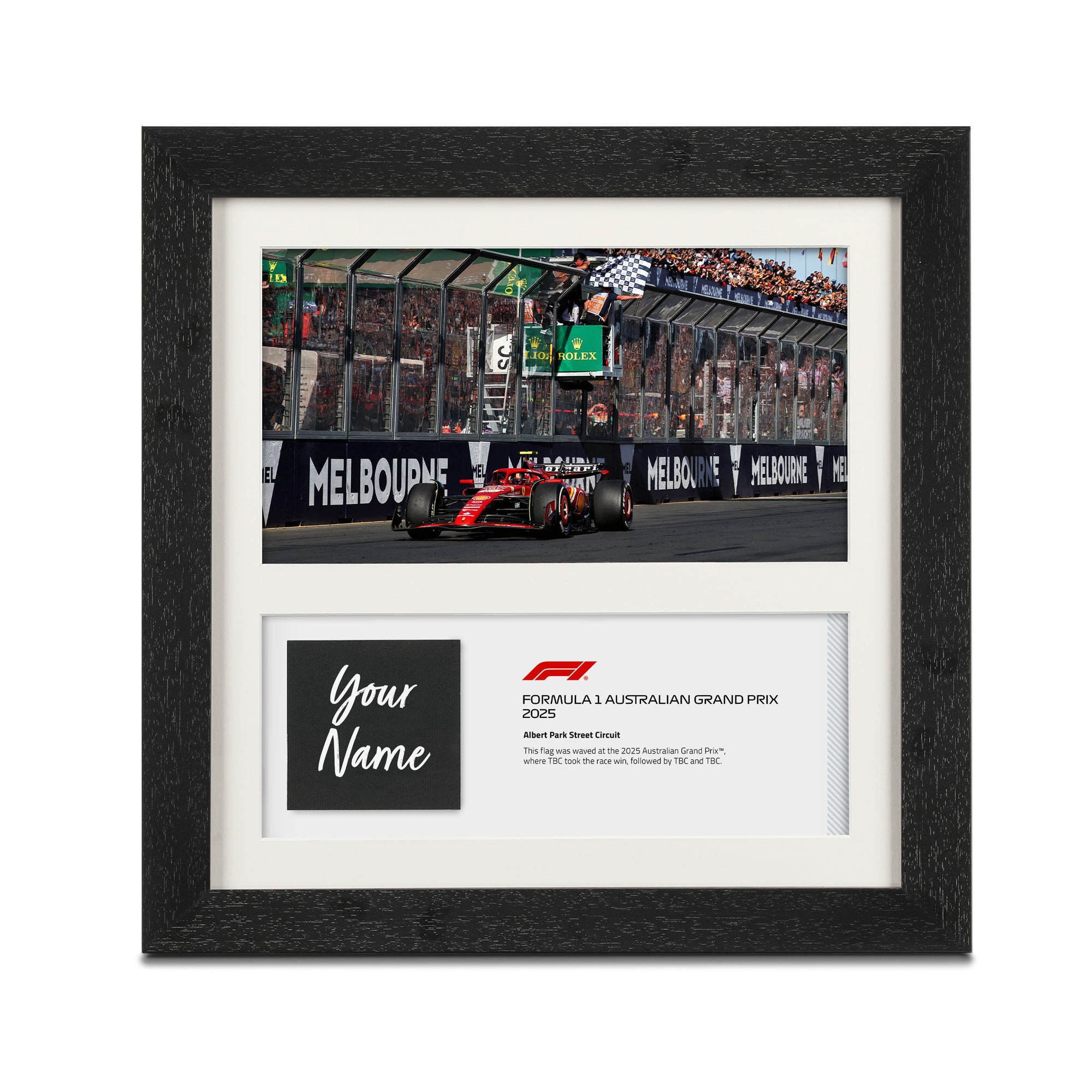 Own the Chequered Flag - 2025 Australian Grand Prix