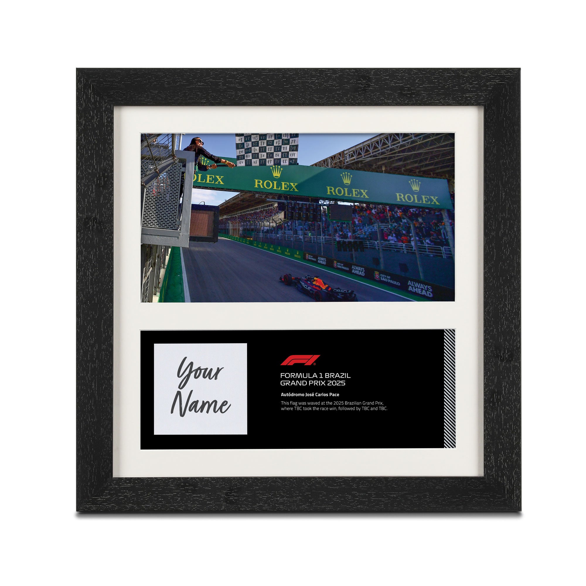 Own the Chequered Flag - 2025 Sao Paulo Grand Prix