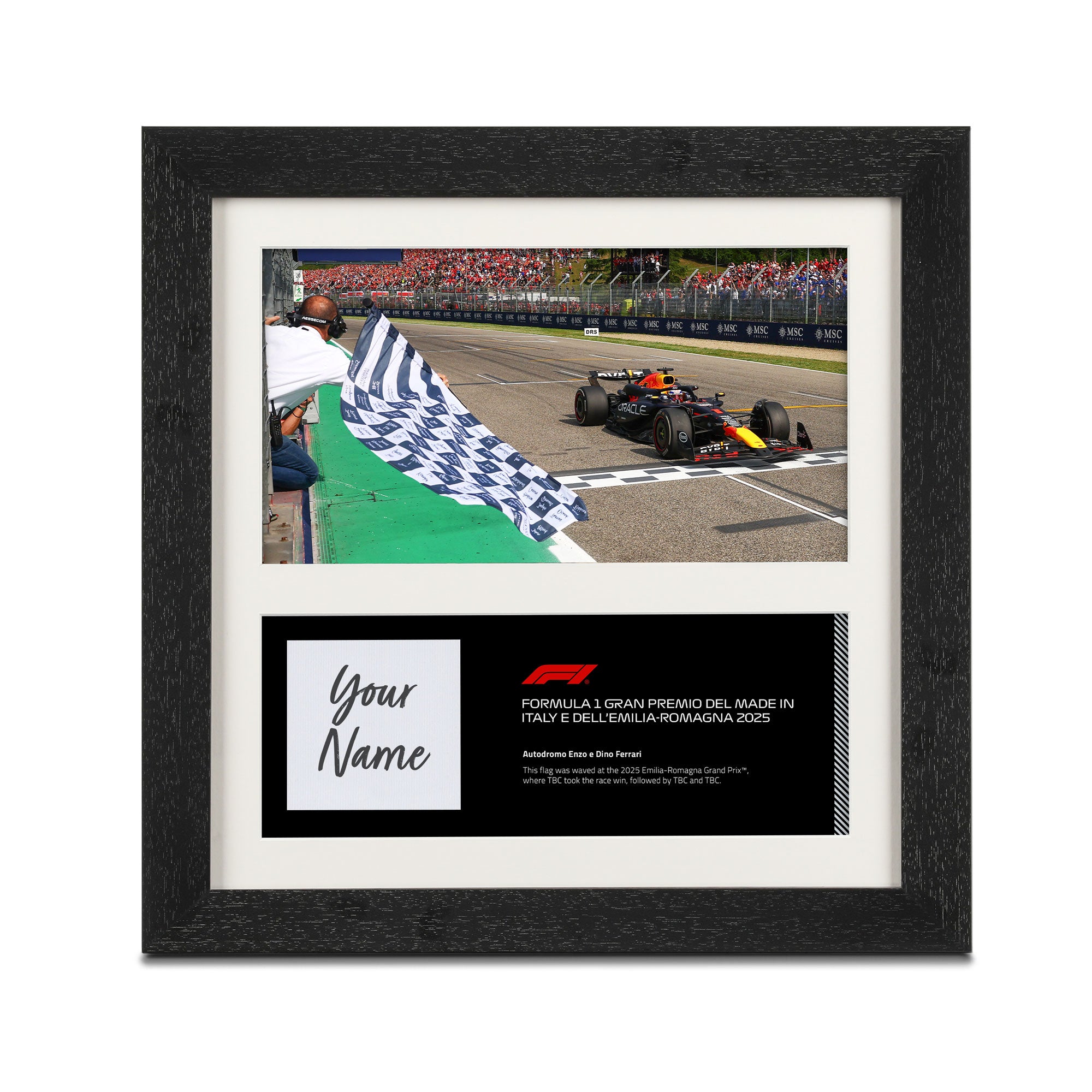 Own the Chequered Flag - 2025 Emilia Romagna Grand Prix