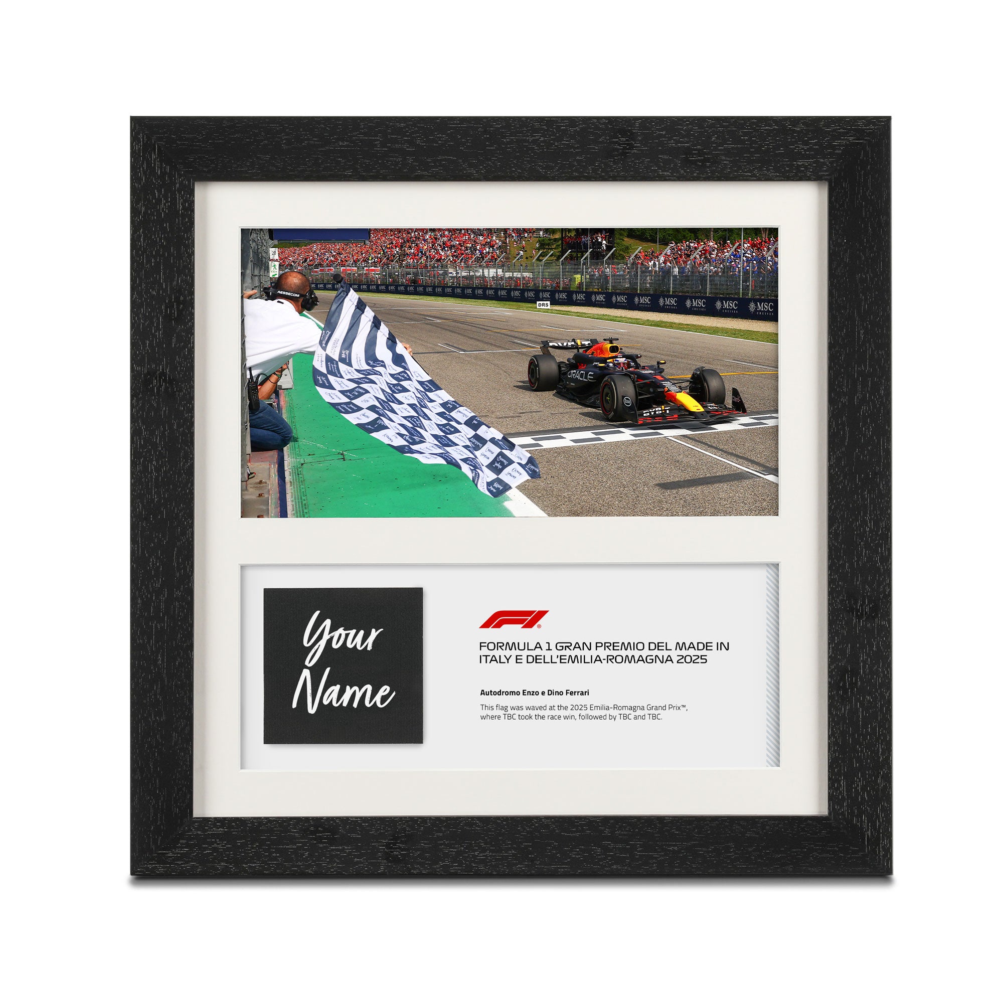 Own the Chequered Flag - 2025 Emilia Romagna Grand Prix