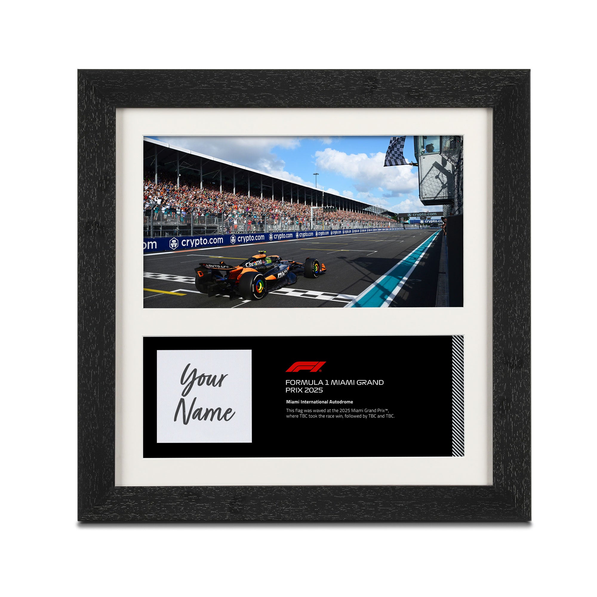 Own the Chequered Flag - 2025 Miami Grand Prix