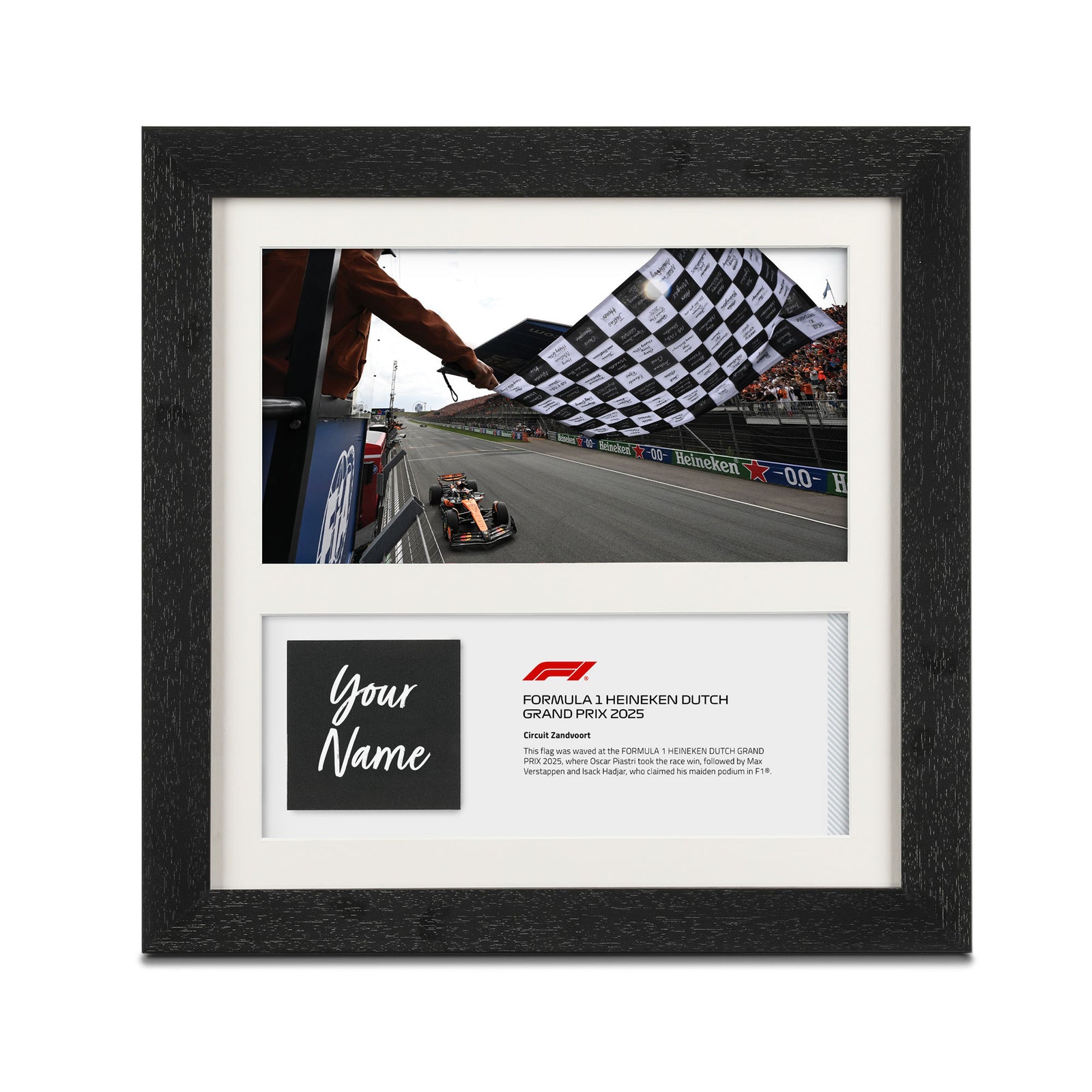 Own the Chequered Flag -  2025 Dutch Grand Prix