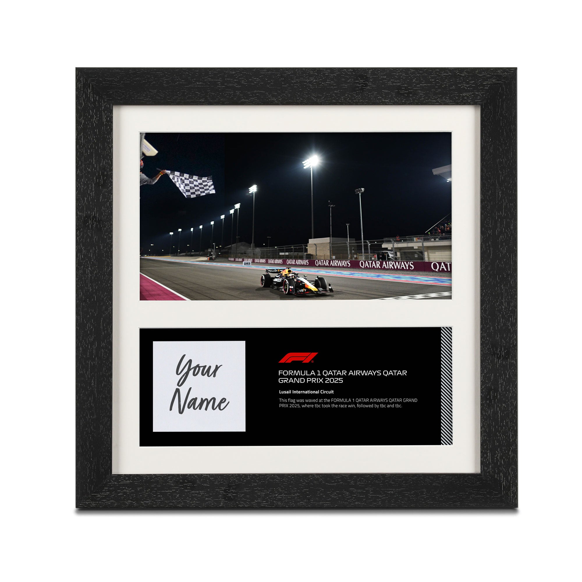 Own the Chequered Flag - 2025 Qatar Grand Prix