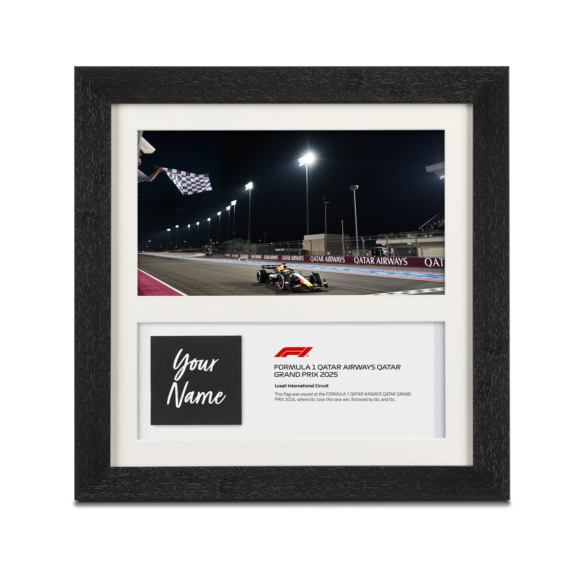 Own the Chequered Flag - 2025 Qatar Grand Prix