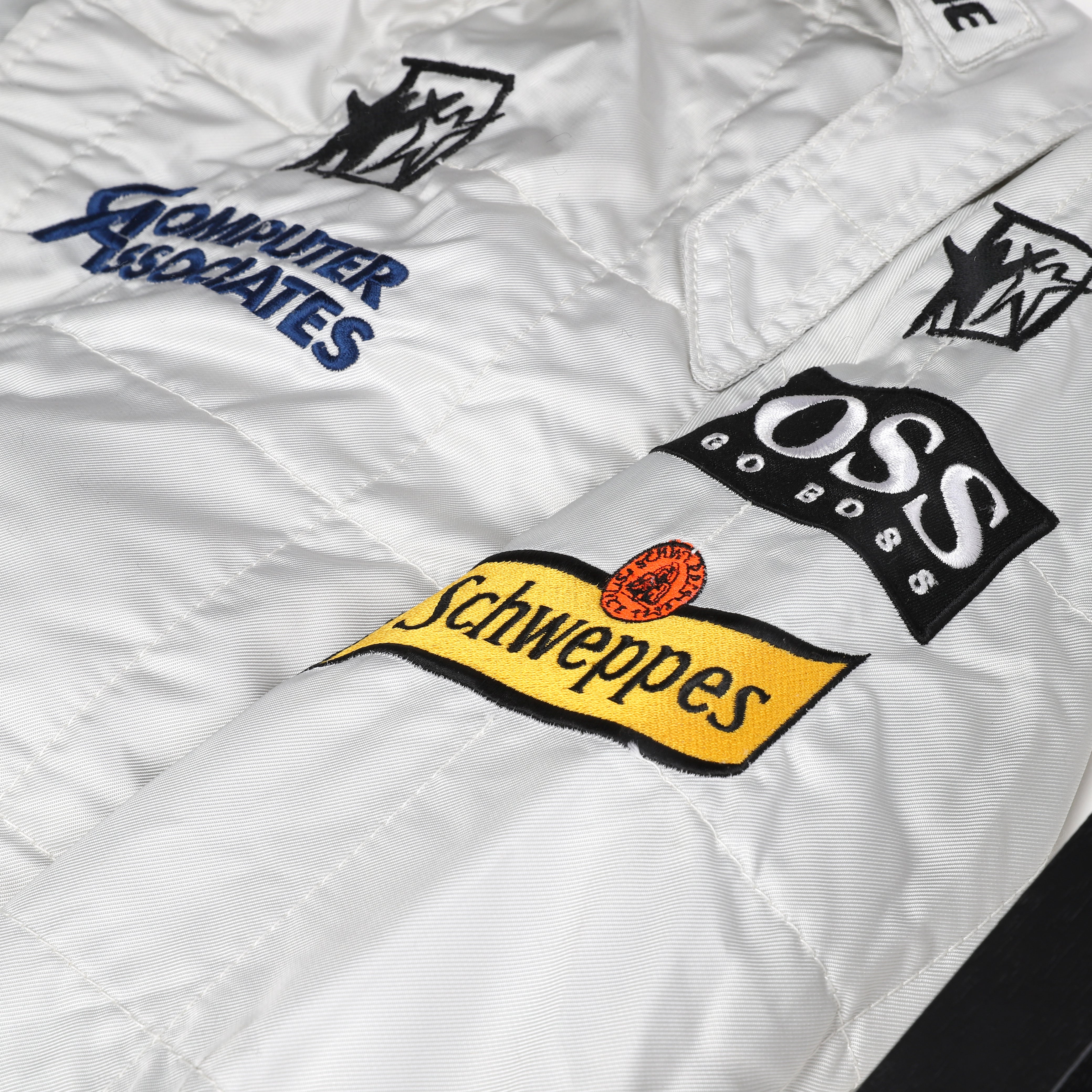 David Coulthard 1998 McLaren F1 Team Replica Race Suit with Mirror Man, Computer Associates & Schweppes Branding