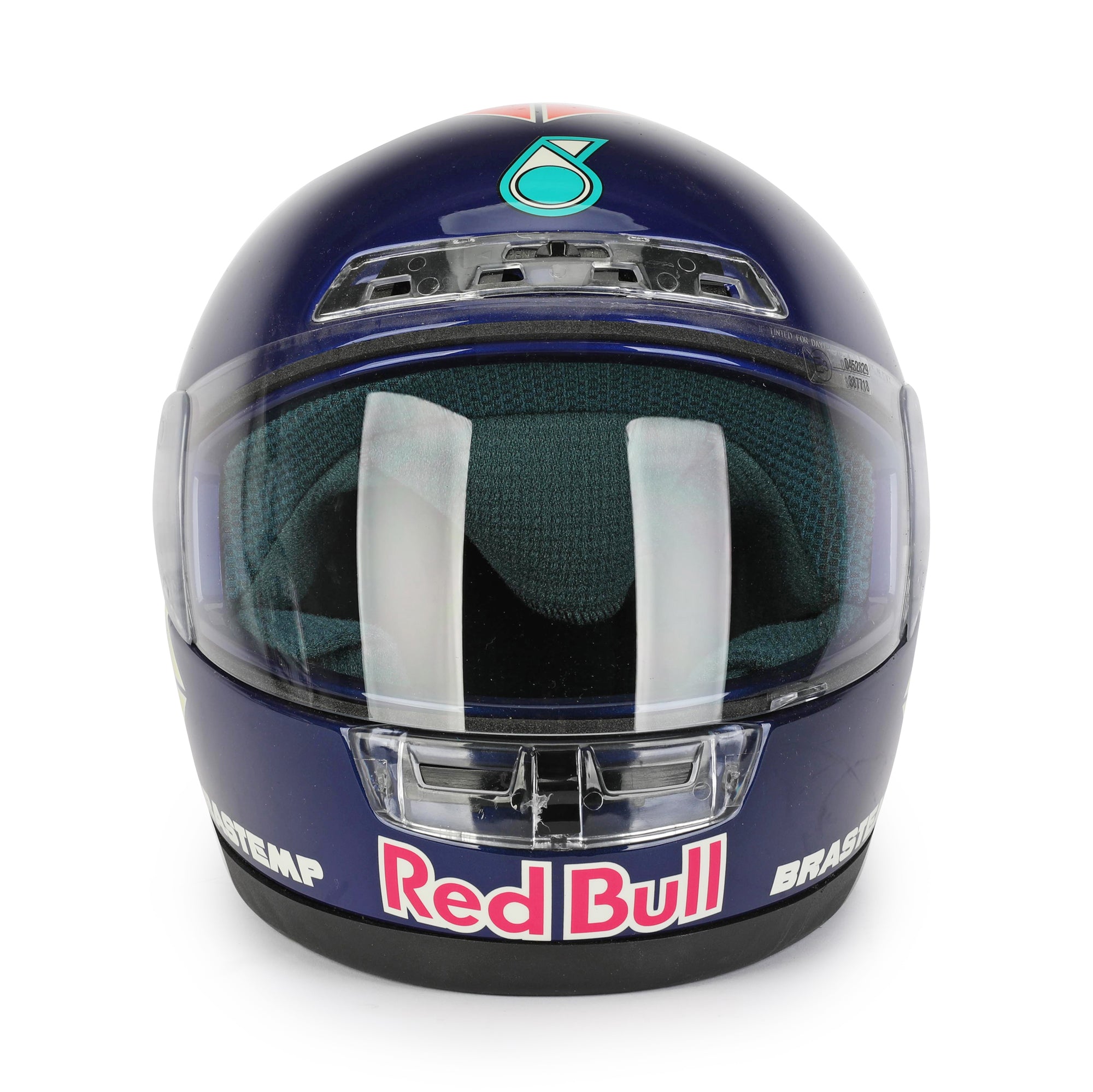 Pedro Diniz Signed Official Bieffe Replica Motorbike Helmet
