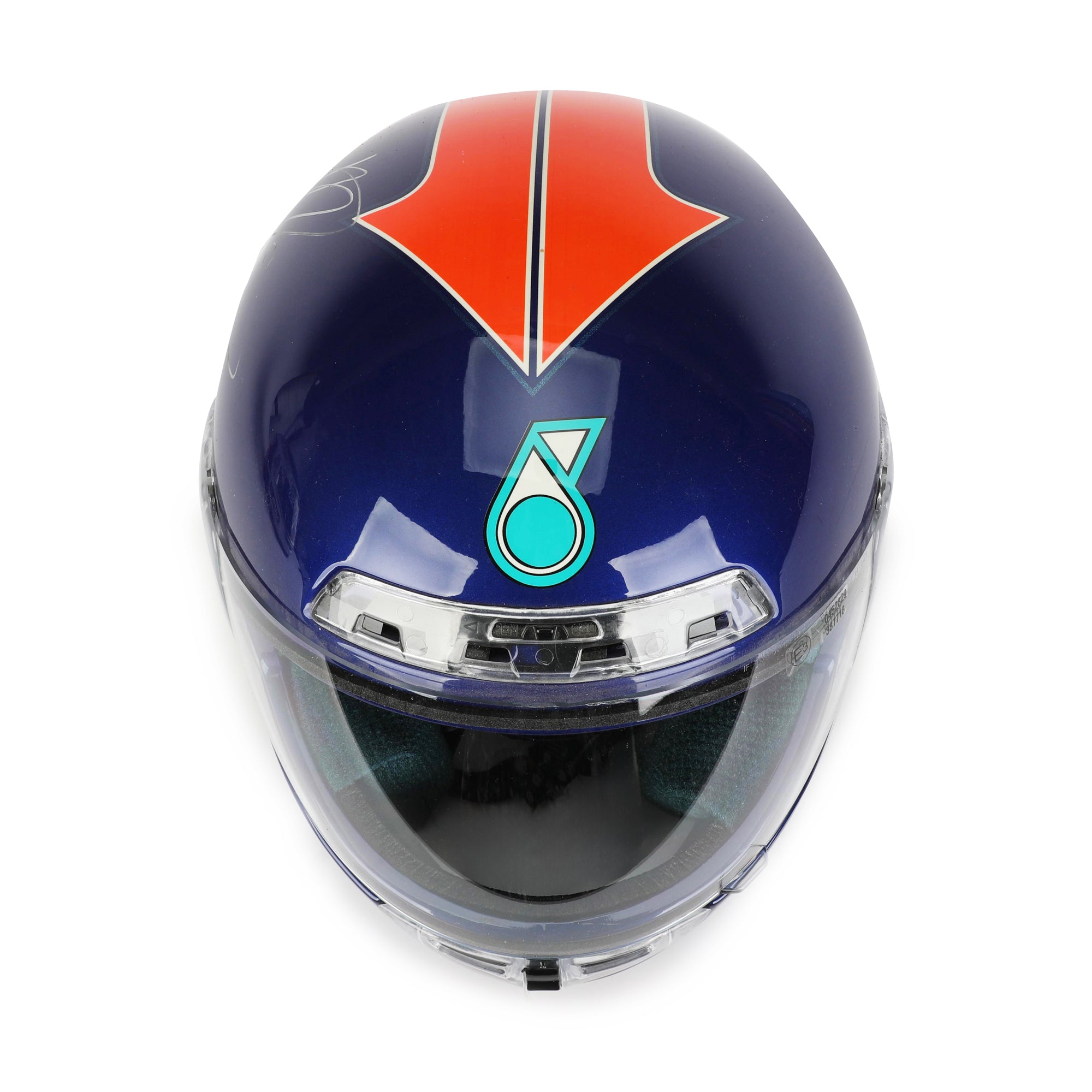 Pedro Diniz Signed Official Bieffe Replica Motorbike Helmet