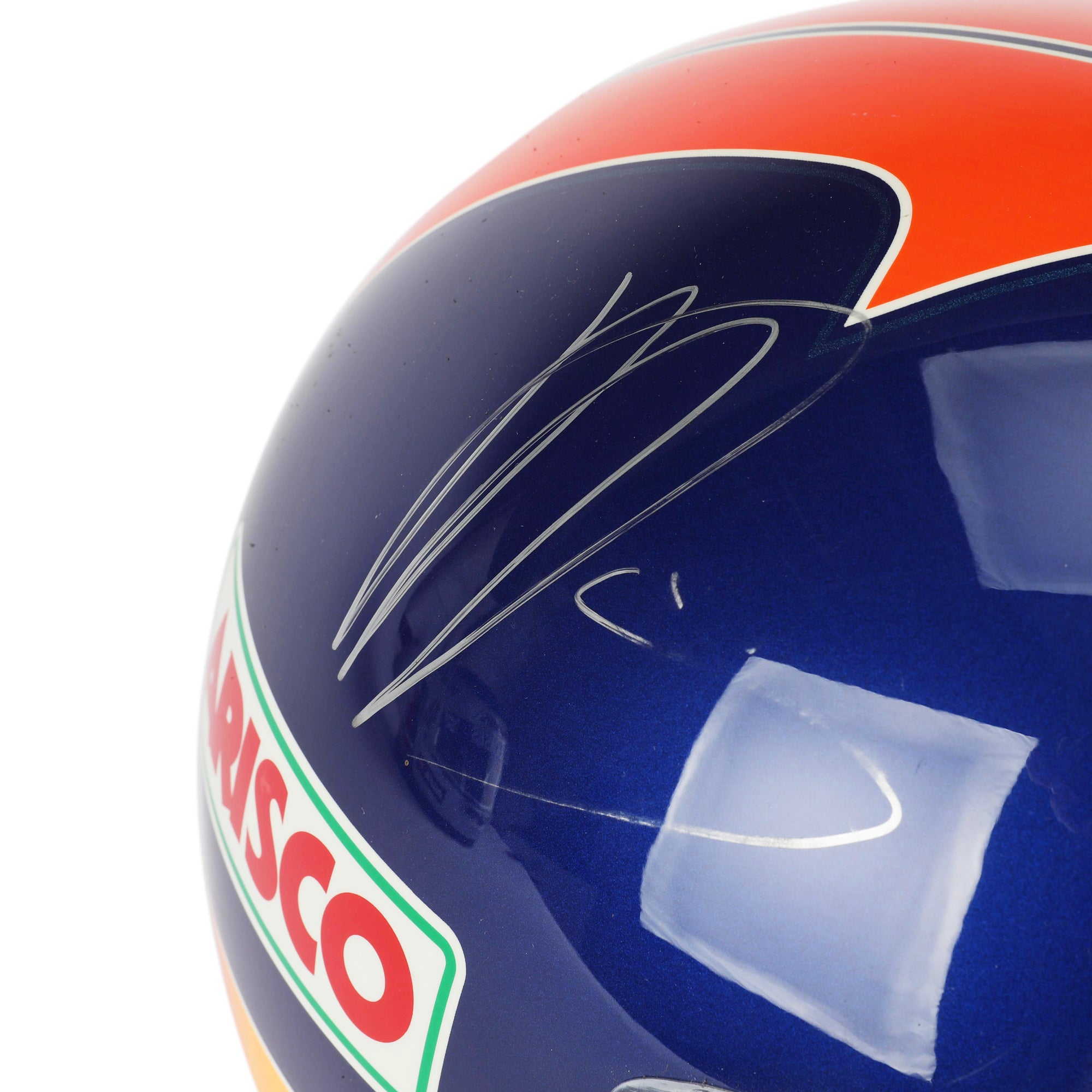 Pedro Diniz Signed Official Bieffe Replica Motorbike Helmet