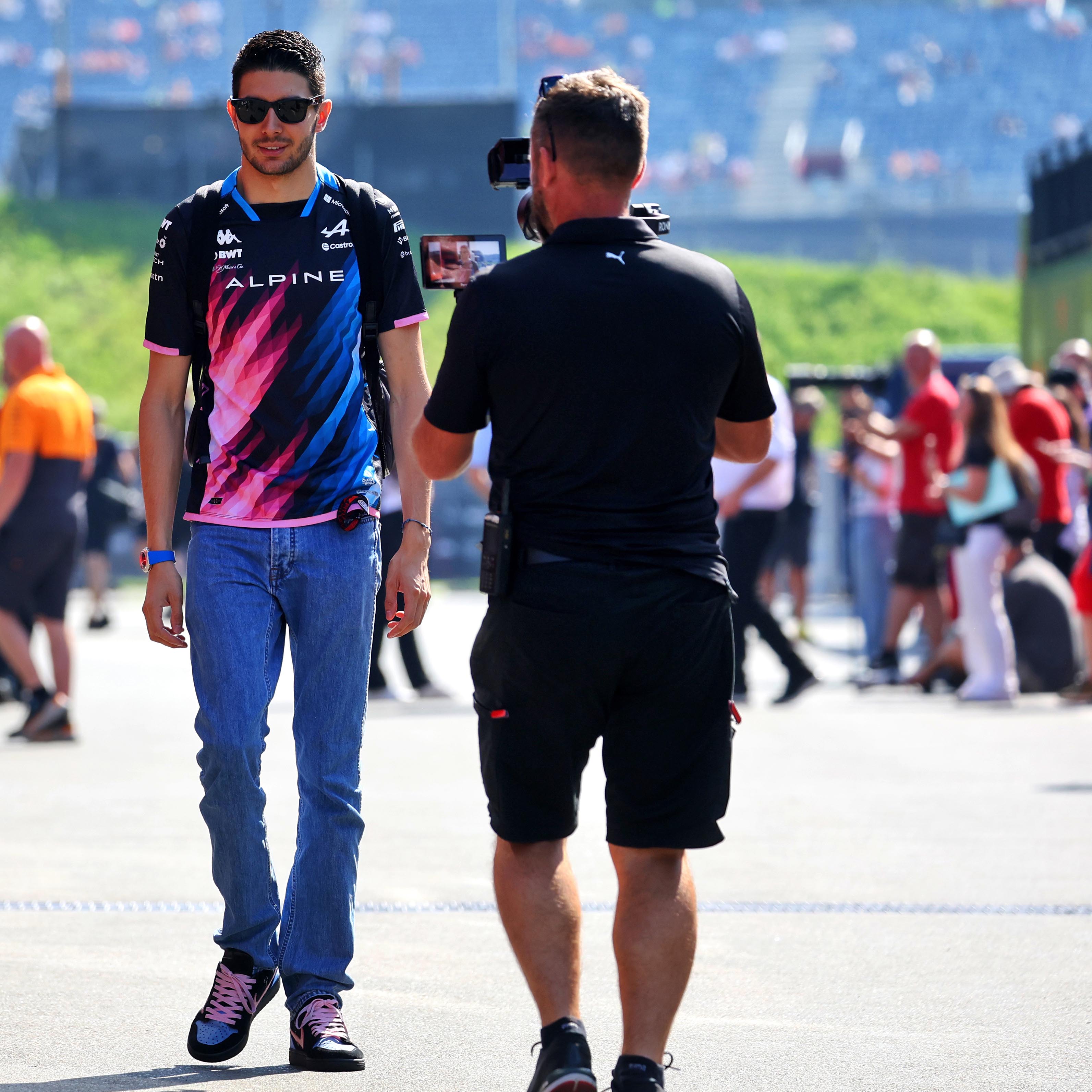 Esteban Ocon 2024 Signed Alpine BWT F1 Team Jersey