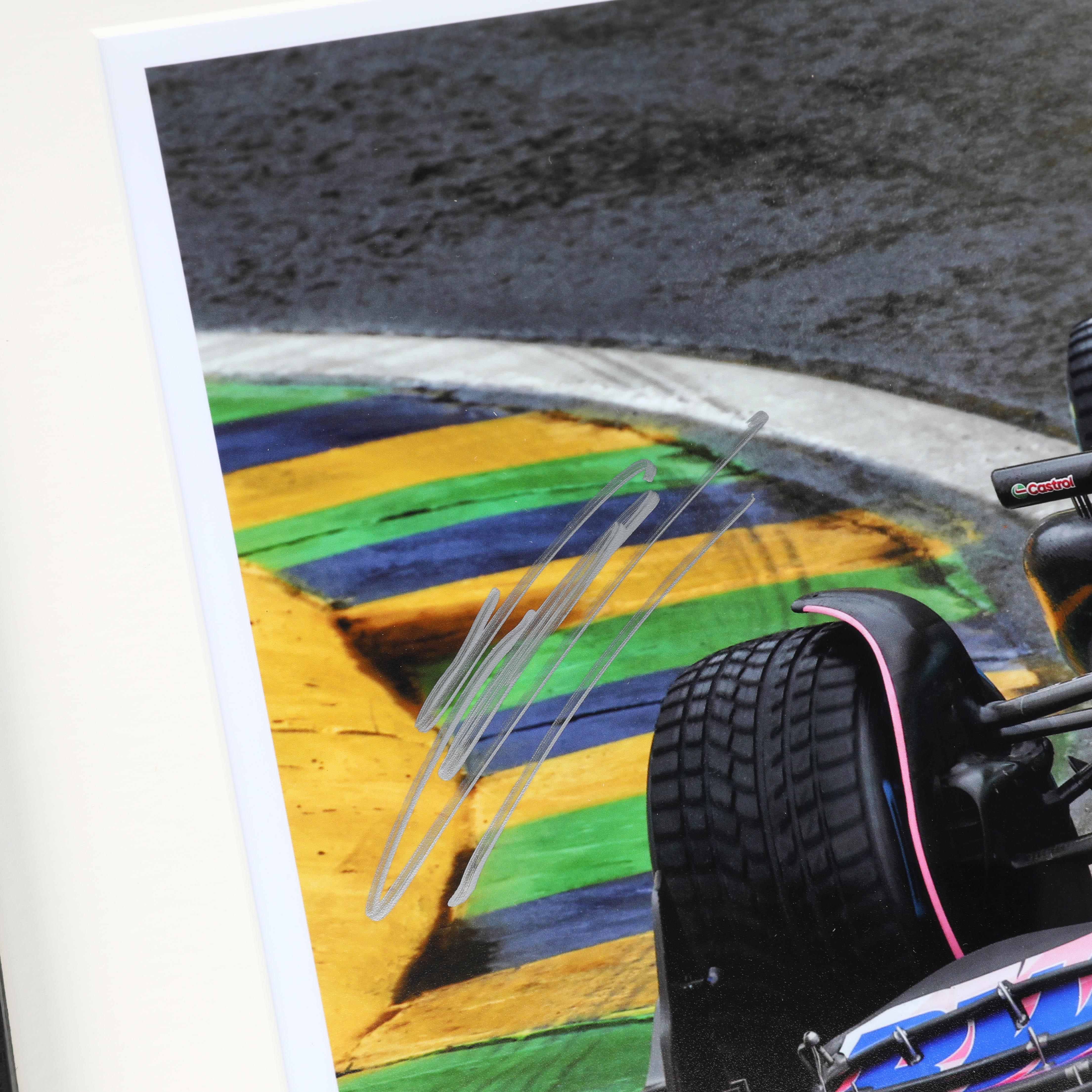 Esteban Ocon 2024 Signed Alpine Print - Brazilian GP