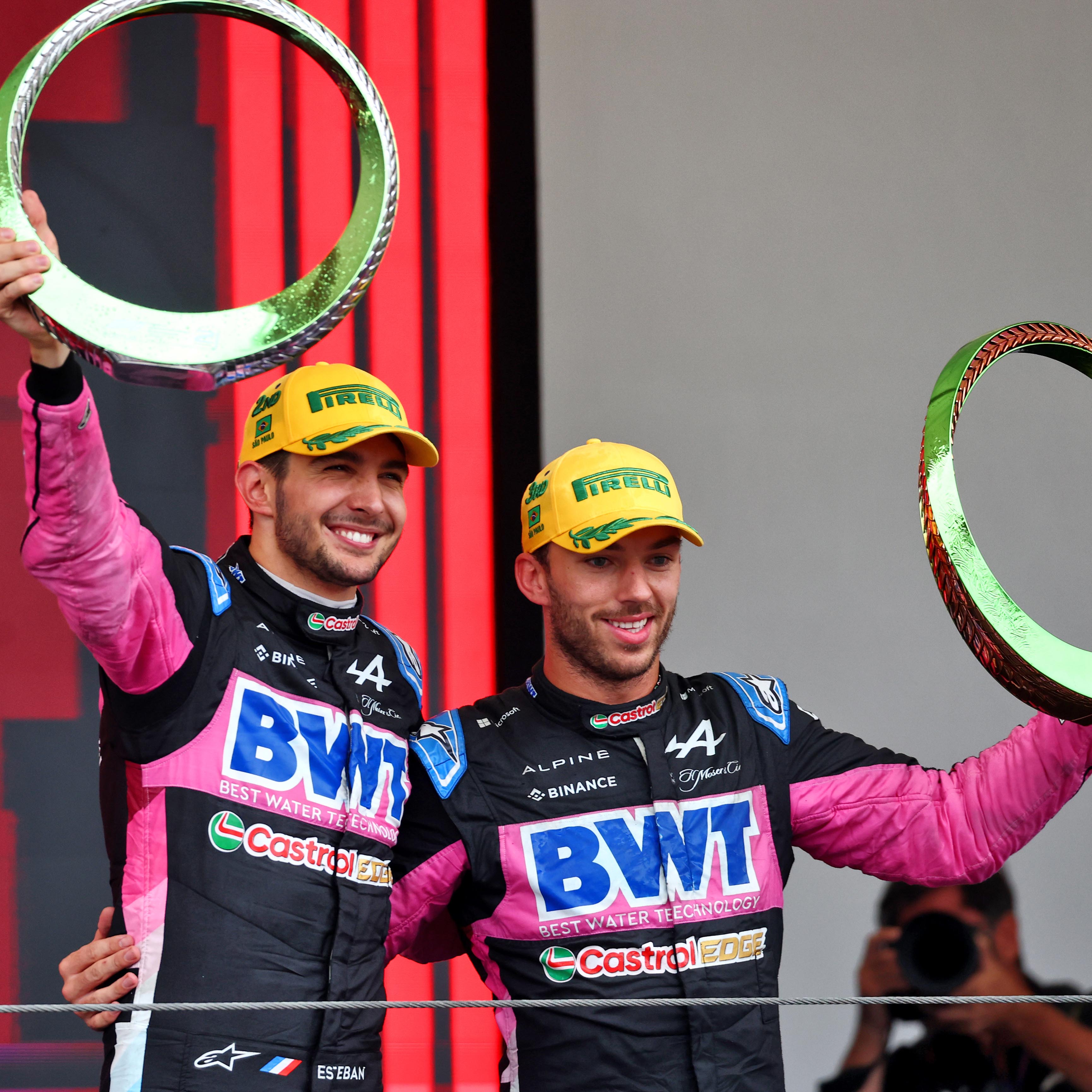 Esteban Ocon 2024 Signed Alpine Print - Brazilian GP