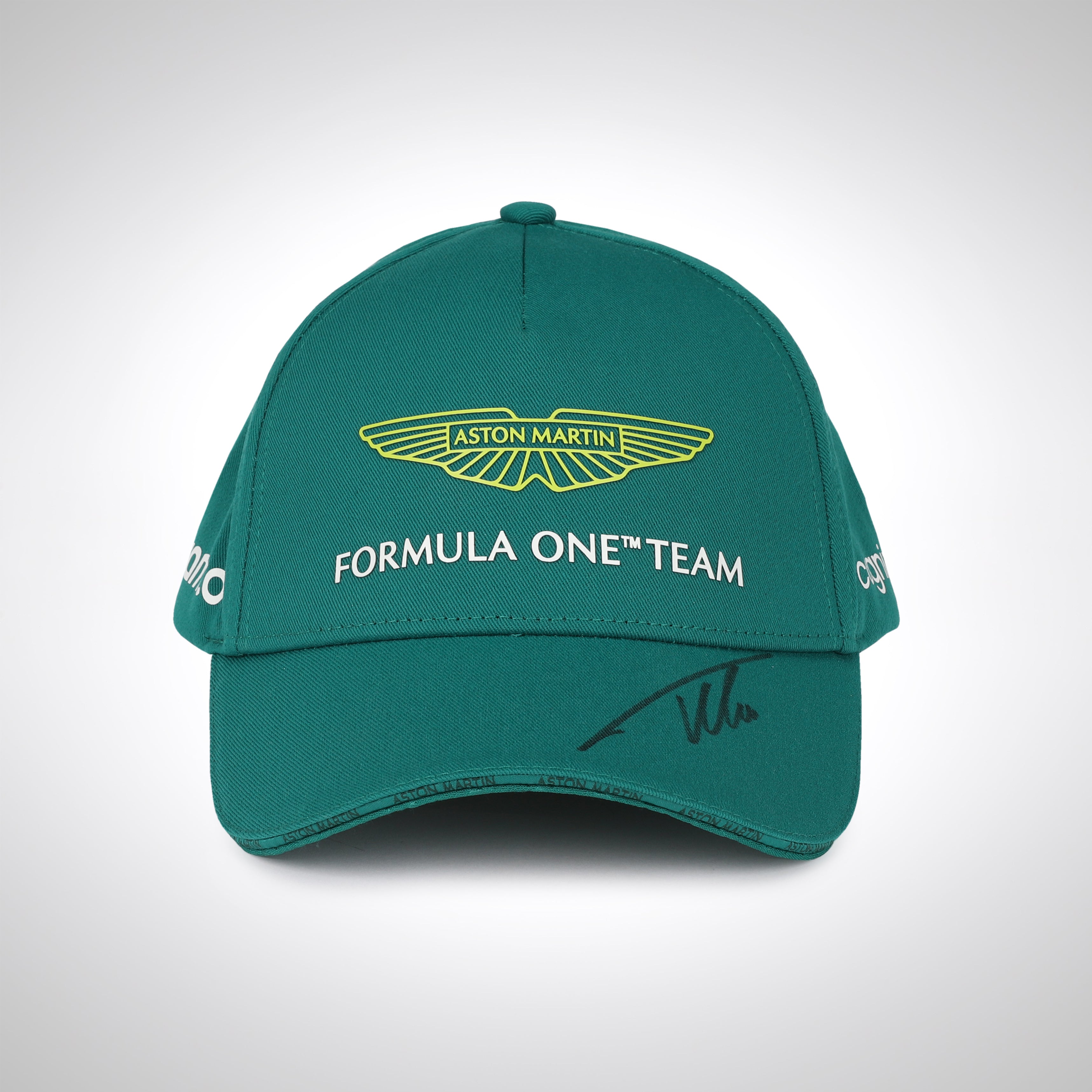 Fernando Alonso 2023 Signed Aston Martin Aramco Cognizant F1 Team BOSS Cap