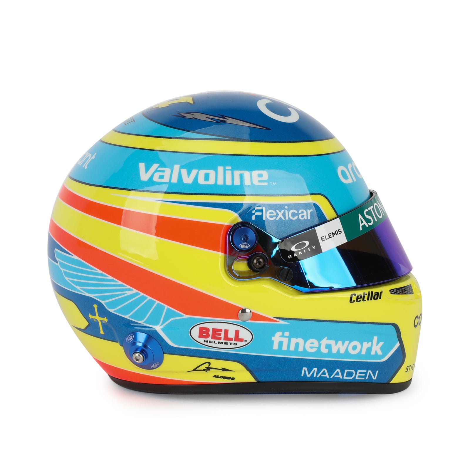 Fernando Alonso 2025 1:2 Scale Helmet