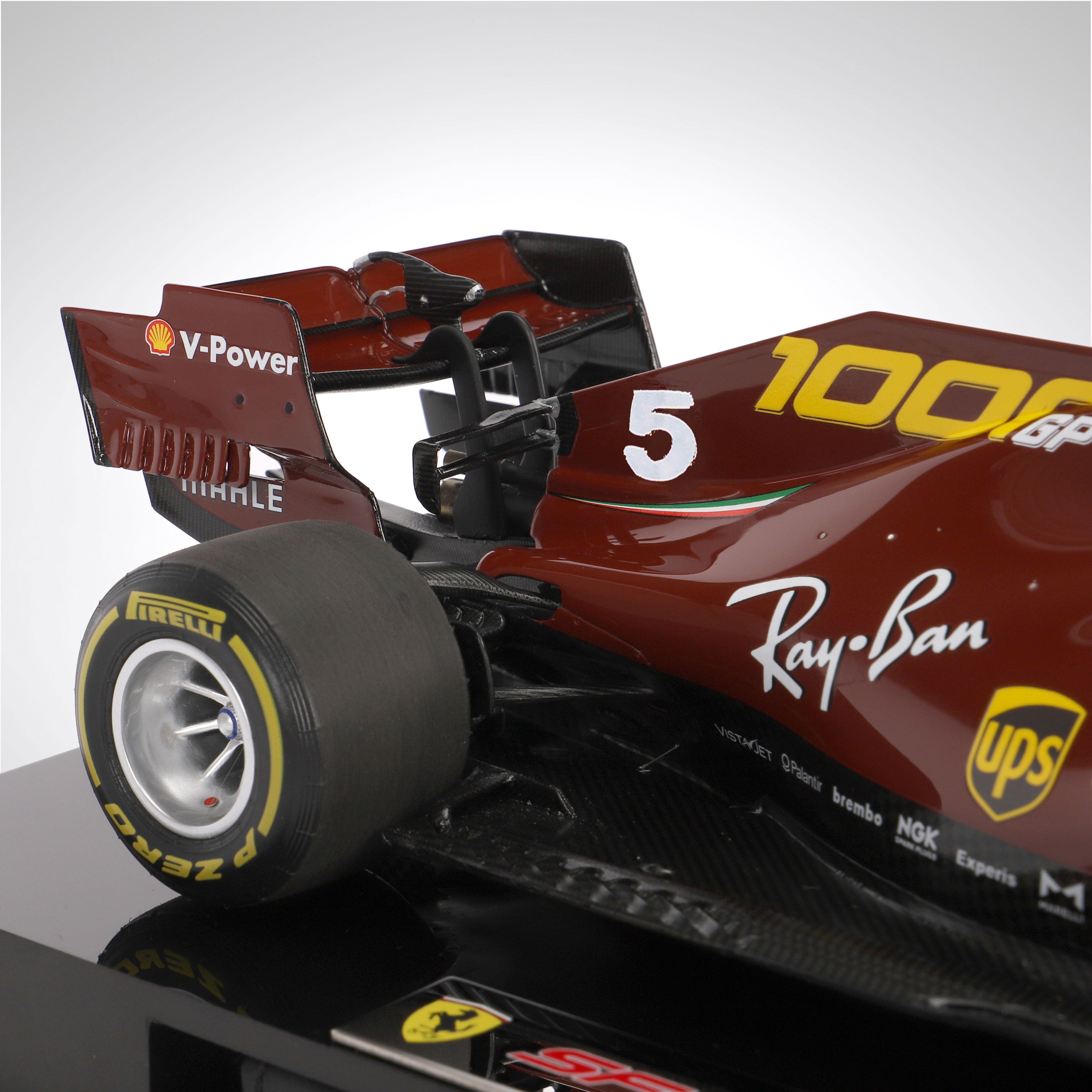 Sebastian Vettel 2020 Scuderia Ferrari SF1000 1:18 Scale Model - Ferrari 1000th GP