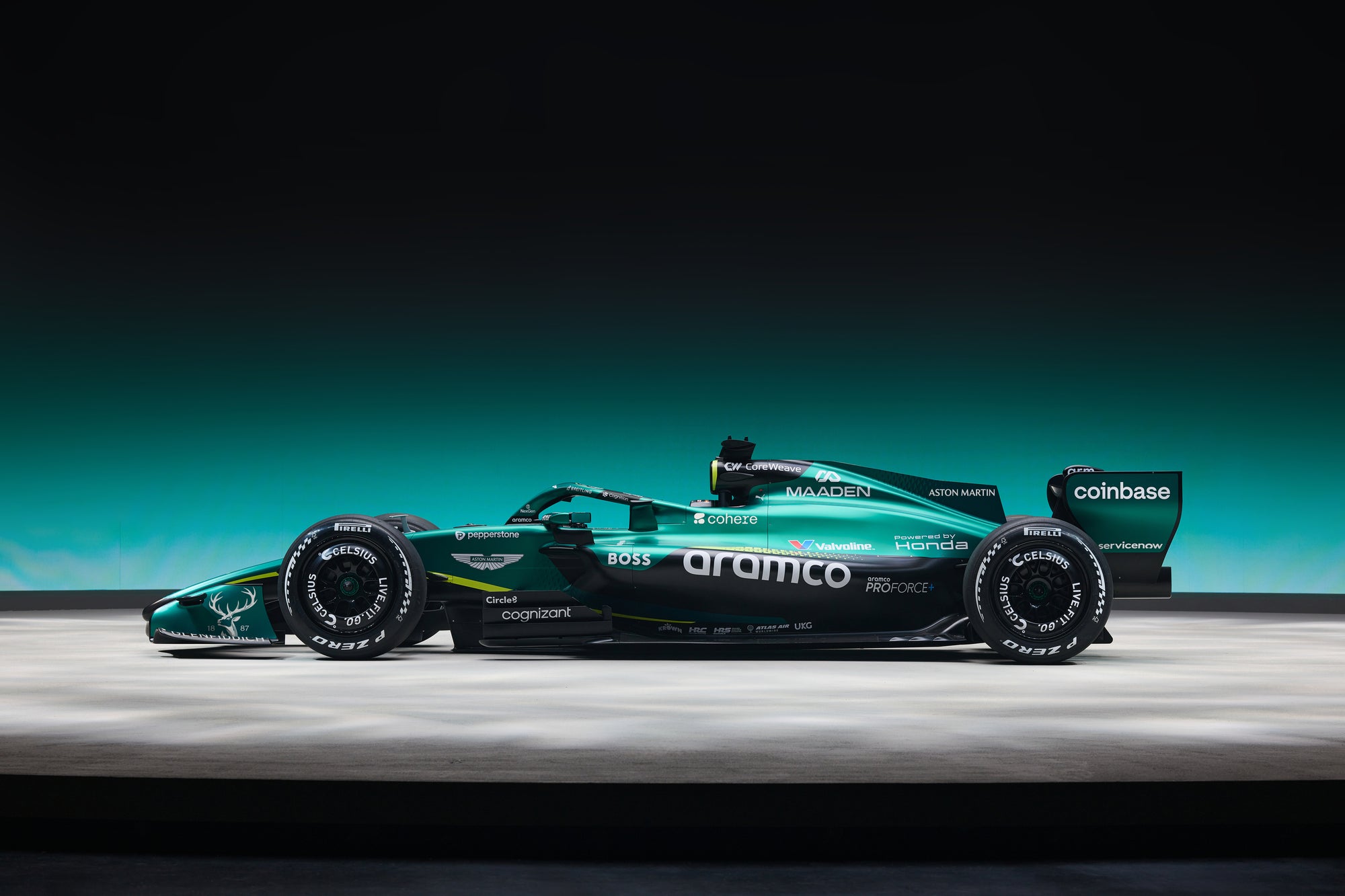 2026 Aston Martin AMR26 Show Car in the wild
