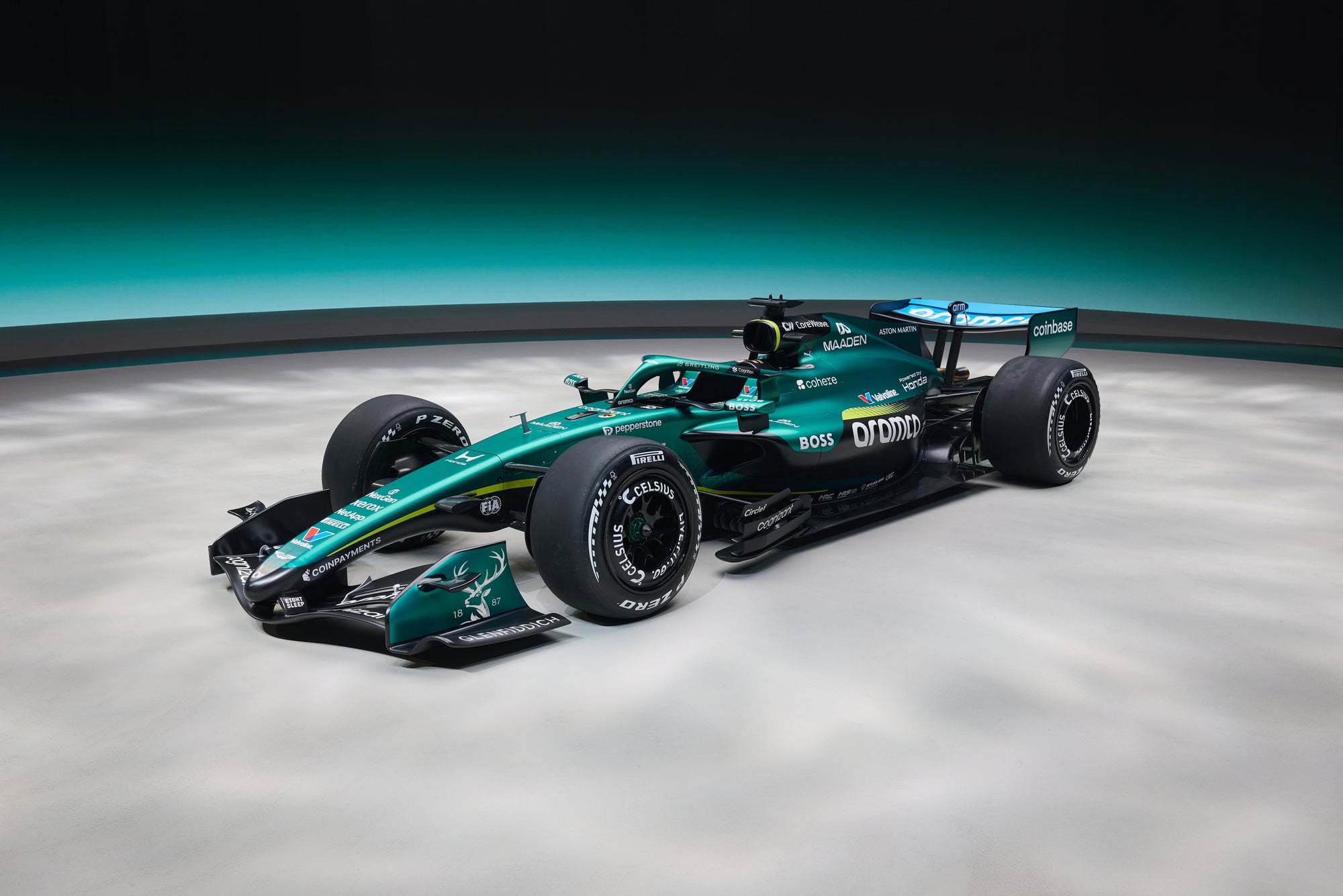 2026 Aston Martin AMR26 Show Car in the wild