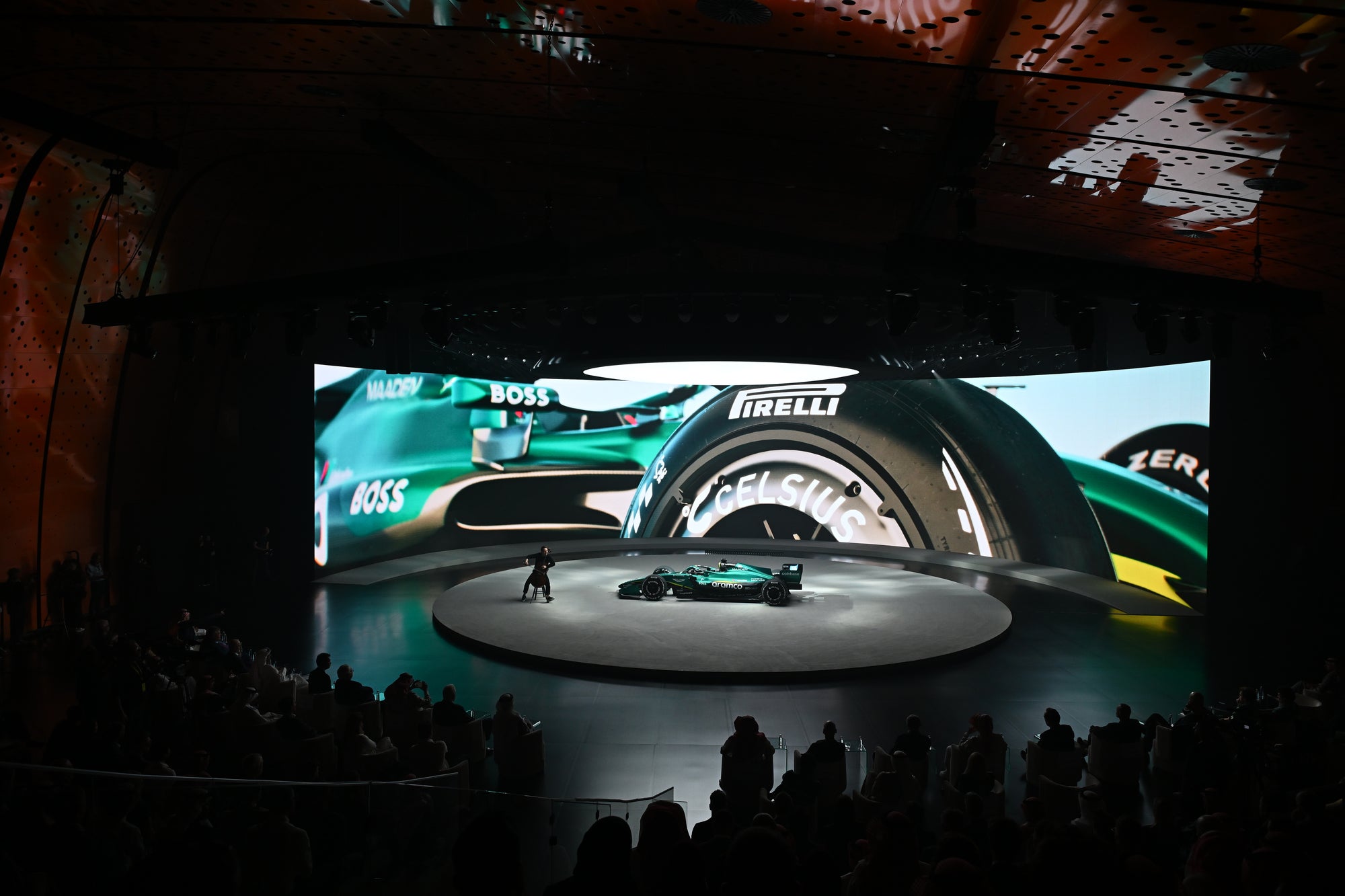 2026 Aston Martin AMR26 Show Car in the wild