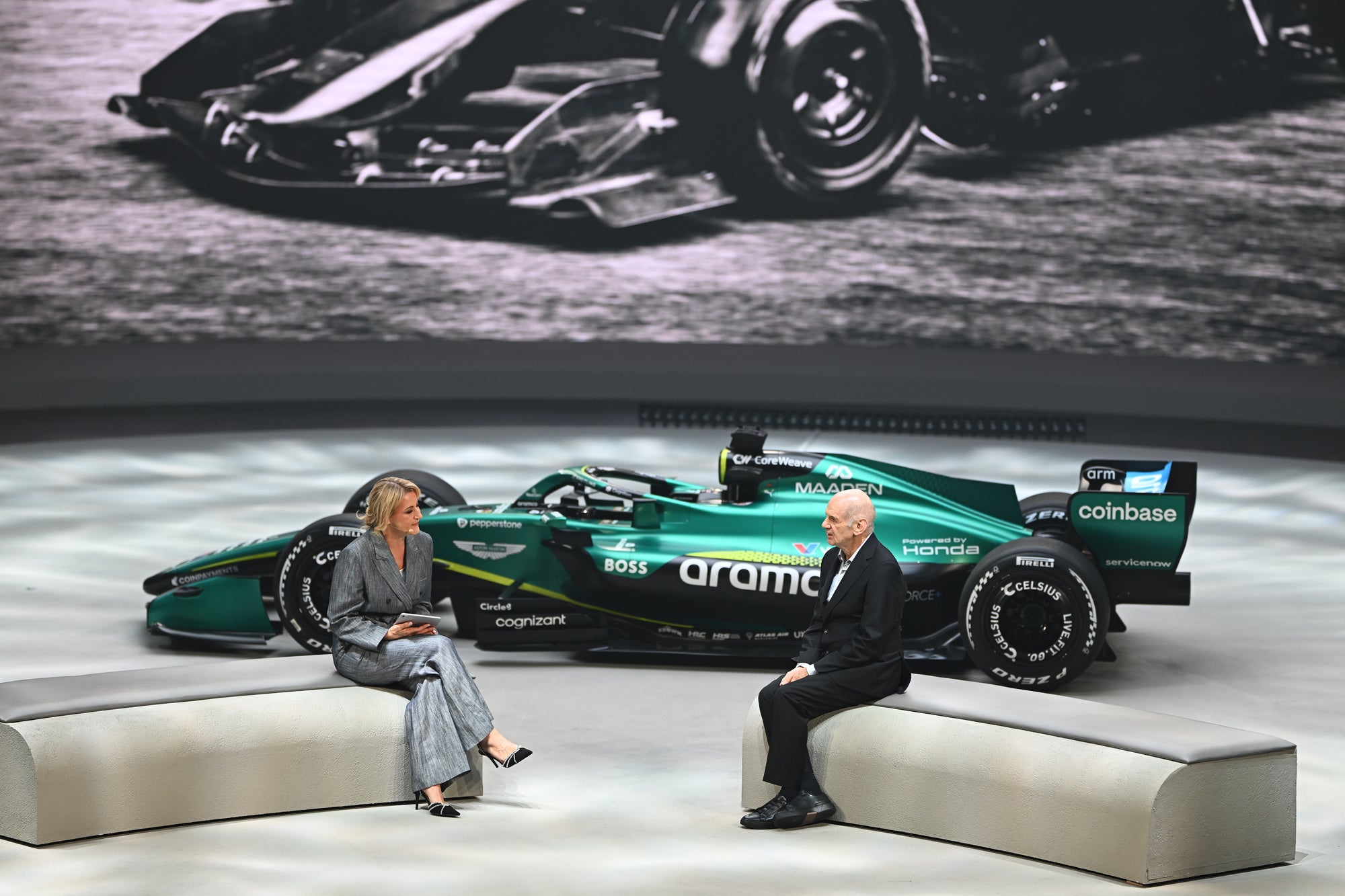2026 Aston Martin AMR26 Show Car in the wild