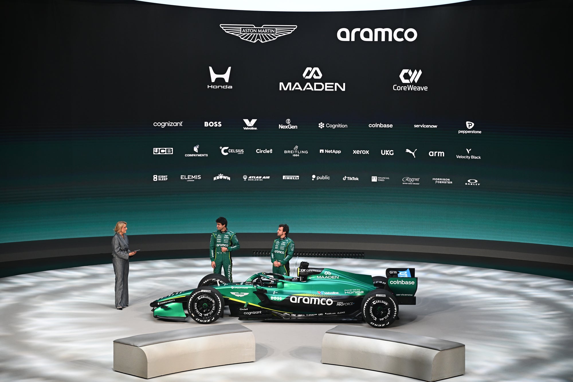 2026 Aston Martin AMR26 Show Car in the wild