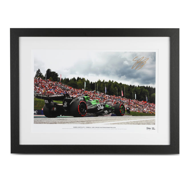 Gabriel Bortoleto 2025 Signed Print - Austrian GP