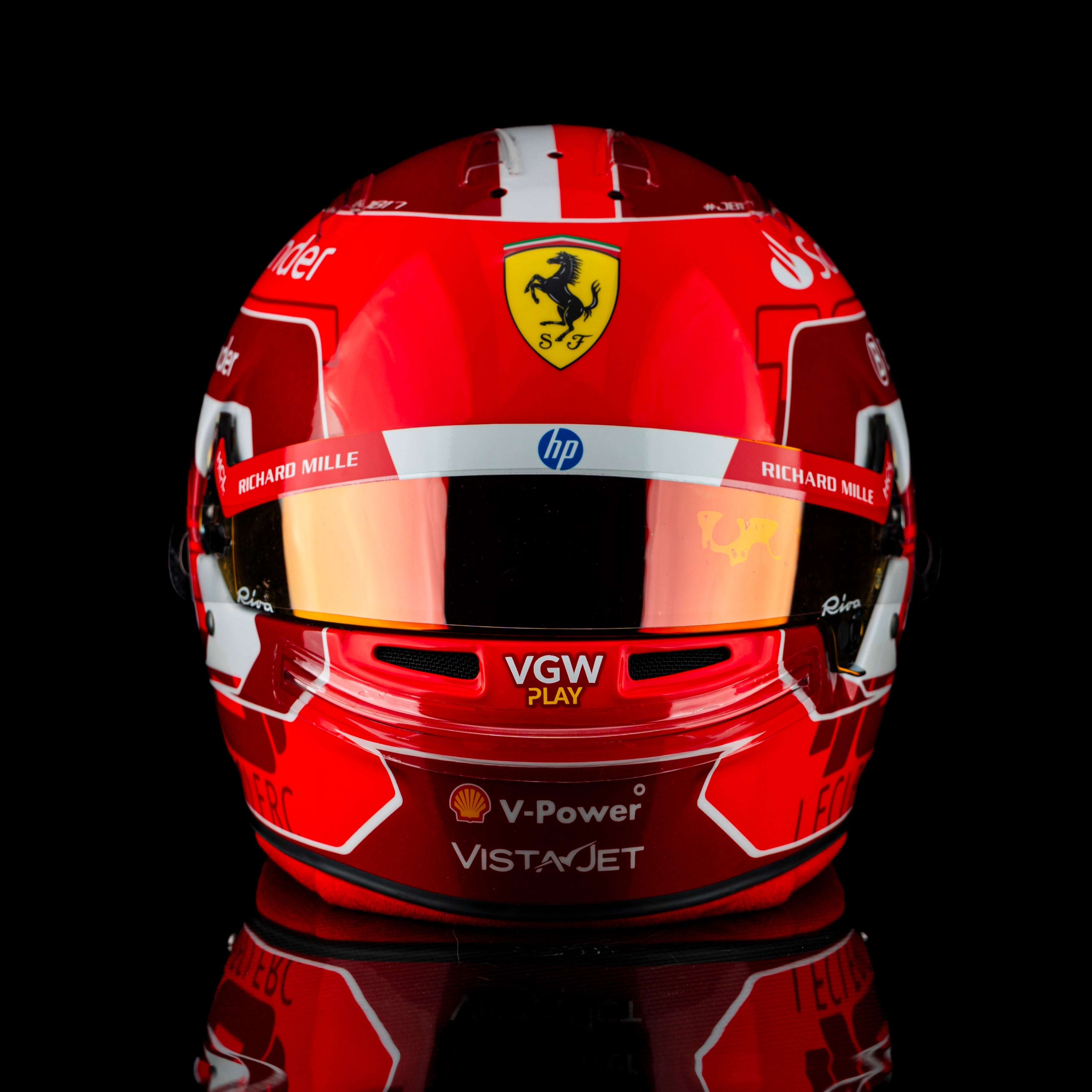 Charles Leclerc Official Bell Replica Helmet – 2024 Formula One Season