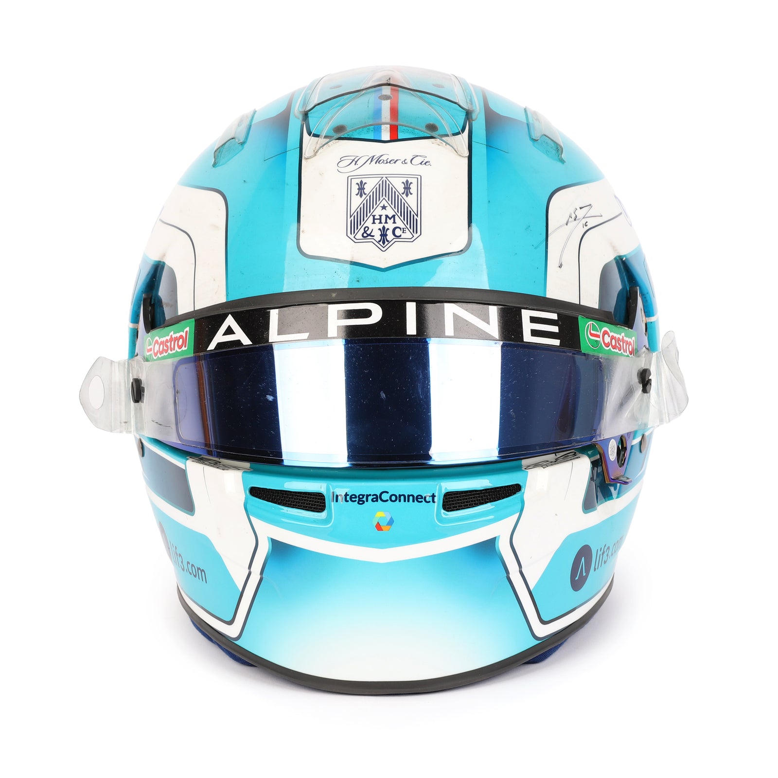 Pierre Gasly Signed 2024 BWT Alpine F1 Team Race Used Helmet - US GP