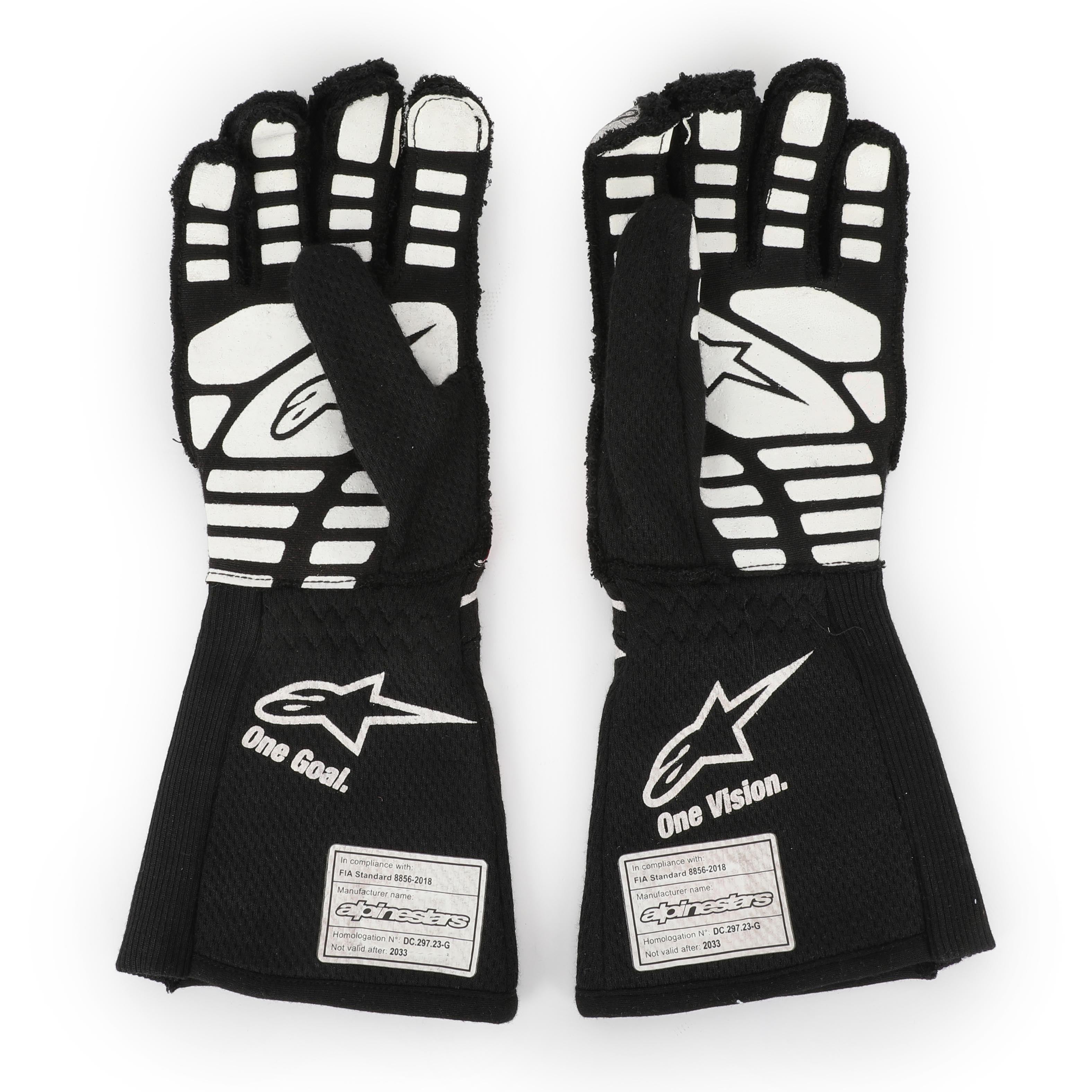 Kevin Magnussen Signed 2024 Season Moneygram Haas F1 Team Grand Prix Used Gloves