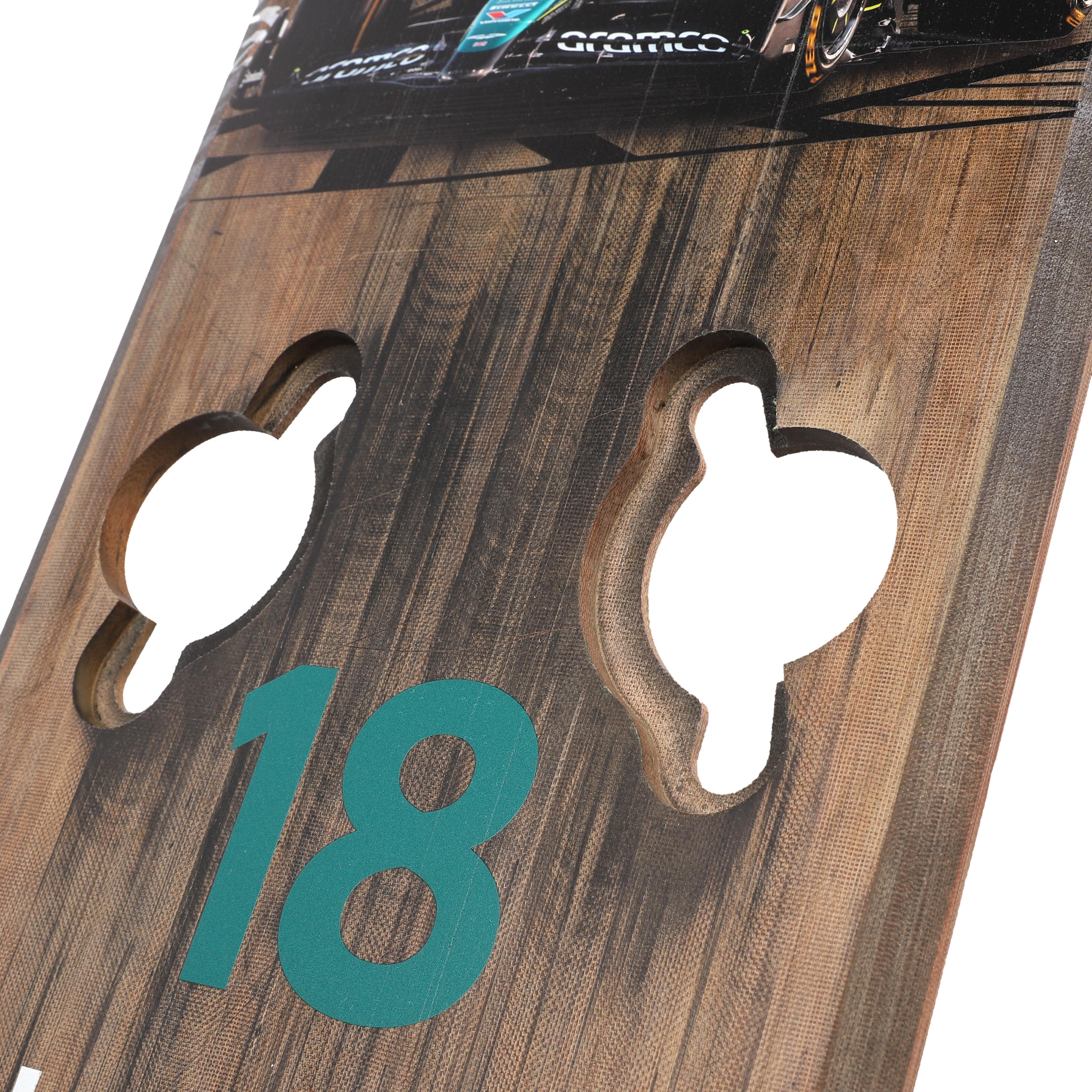 Lance Stroll 2024 Aston Martin Aramco F1® Team Skid Block Plank Wall Art