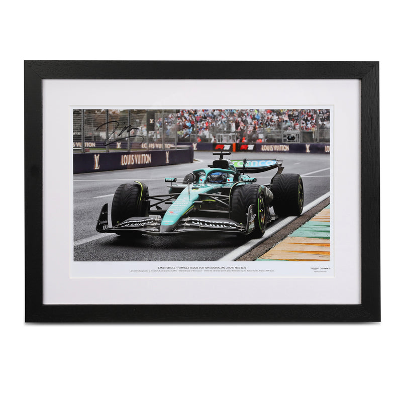 Lance Stroll 2025 Signed Photo Australian GP