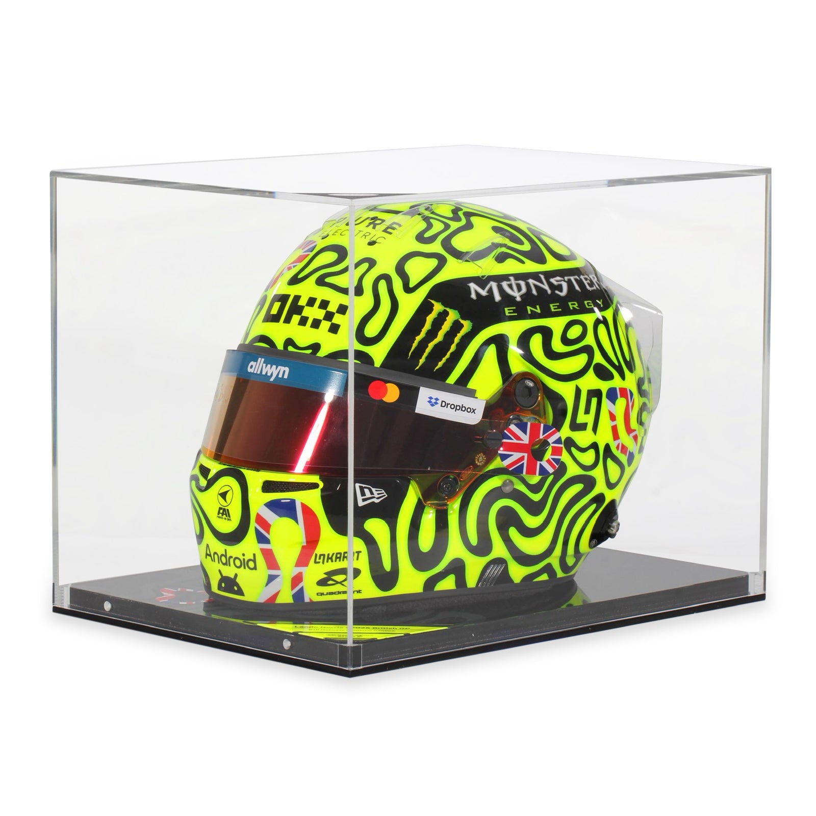 Lando Norris 2025 McLaren Signed Replica Helmet - British GP