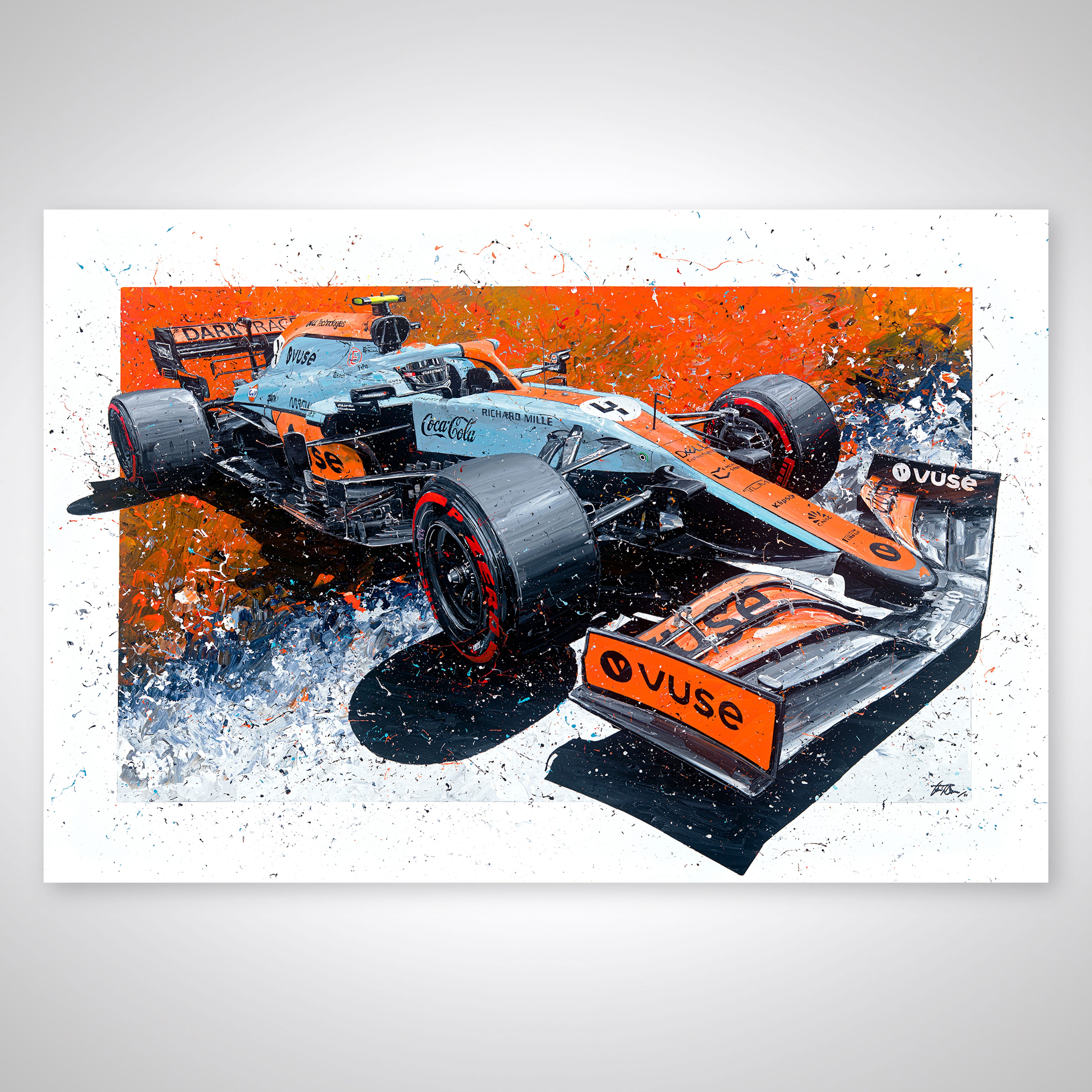 Lando Norris 2021 Monaco GP Giclee Print – David Johnson