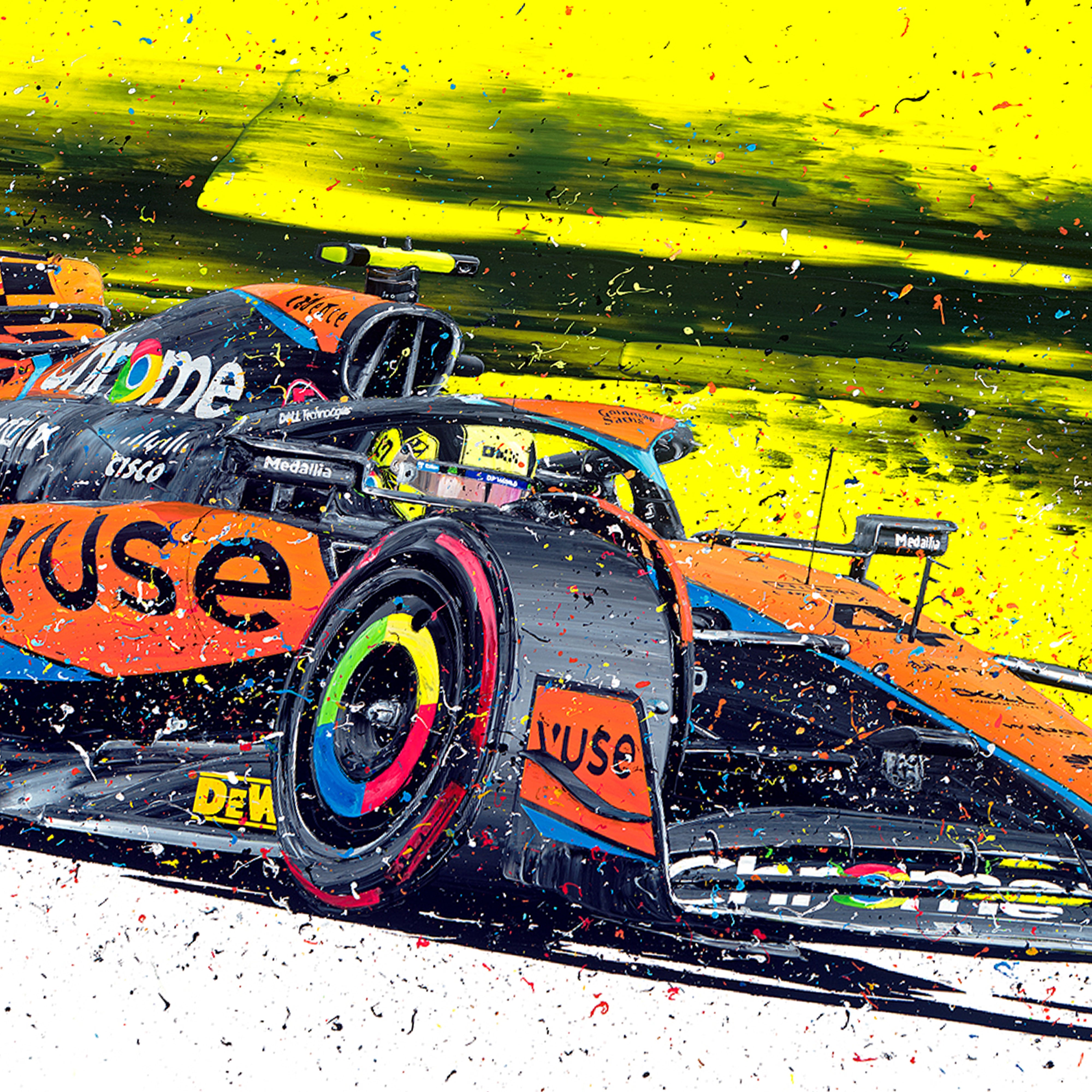 Lando Norris 2023 Giclee Print – David Johnson