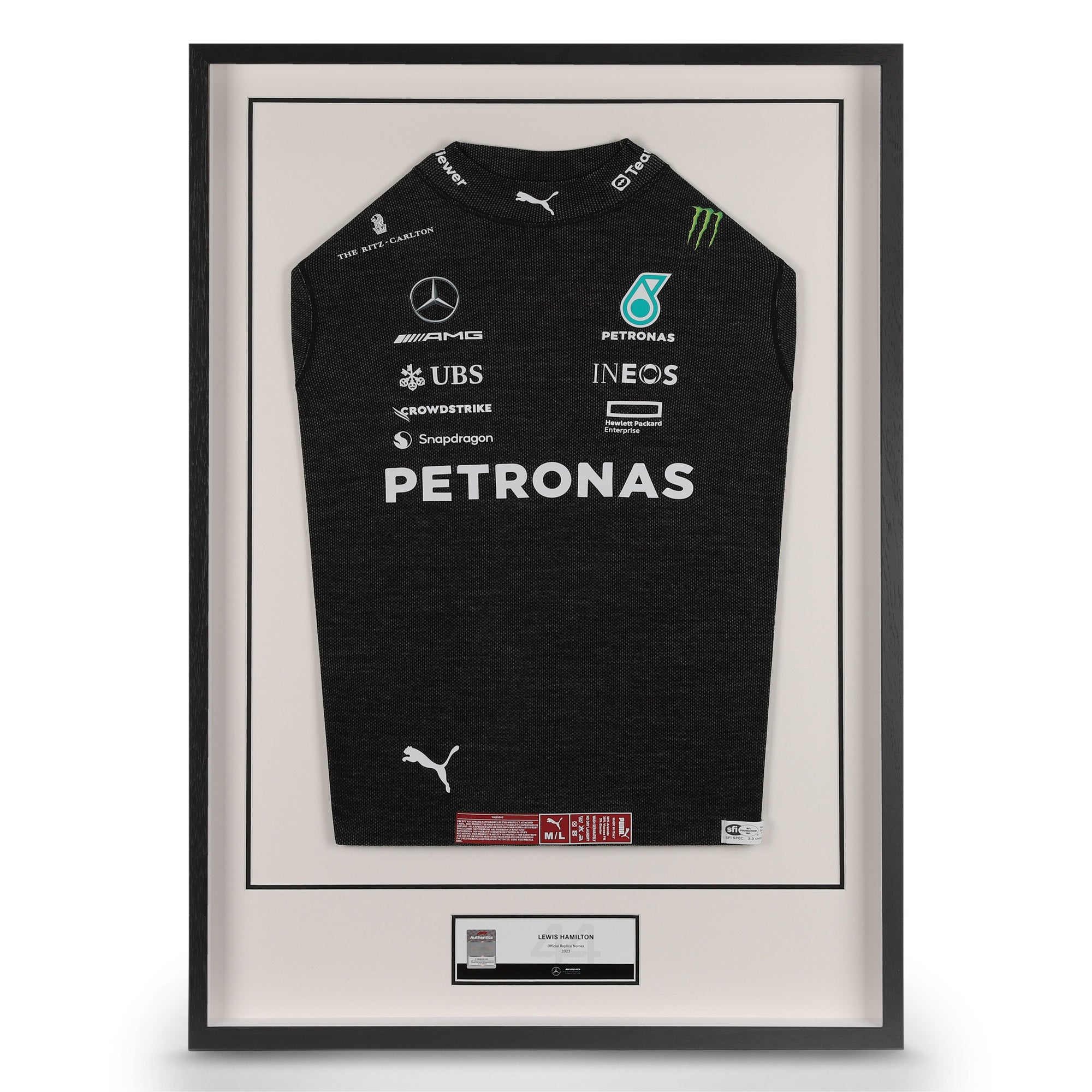 Officially Licensed 2023 Mercedes-AMG Petronas F1 Team Nomex Top - Lewis Hamilton Edition