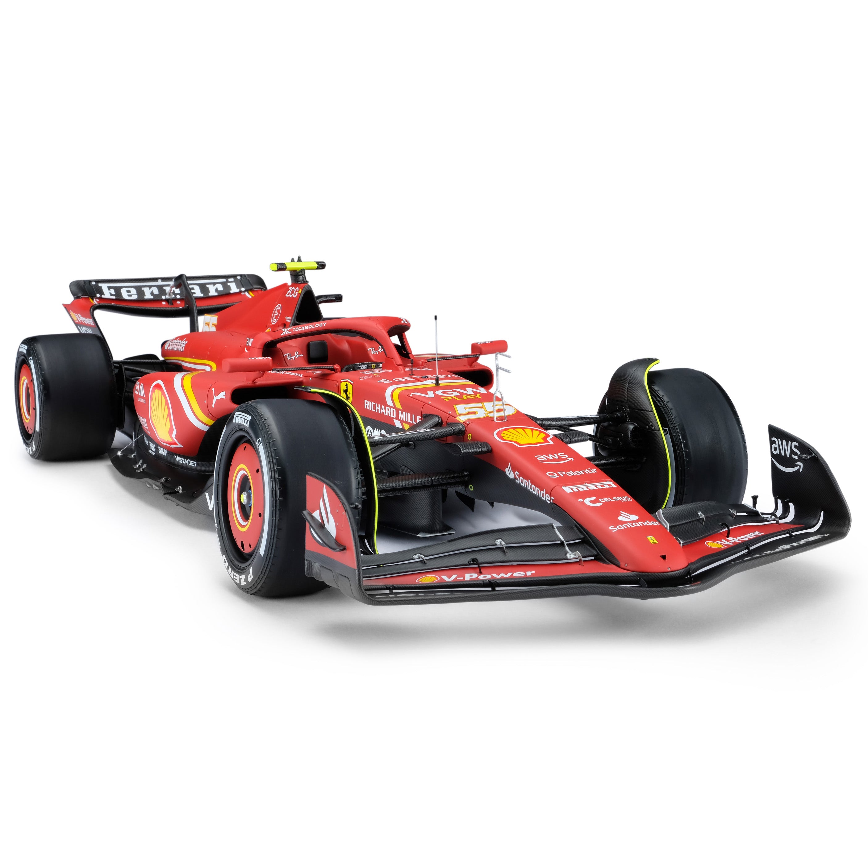 Carlos Sainz 2024 Ferrari SF-24 1:8 Scale Model Australia GP Edition– Amalgam Collection