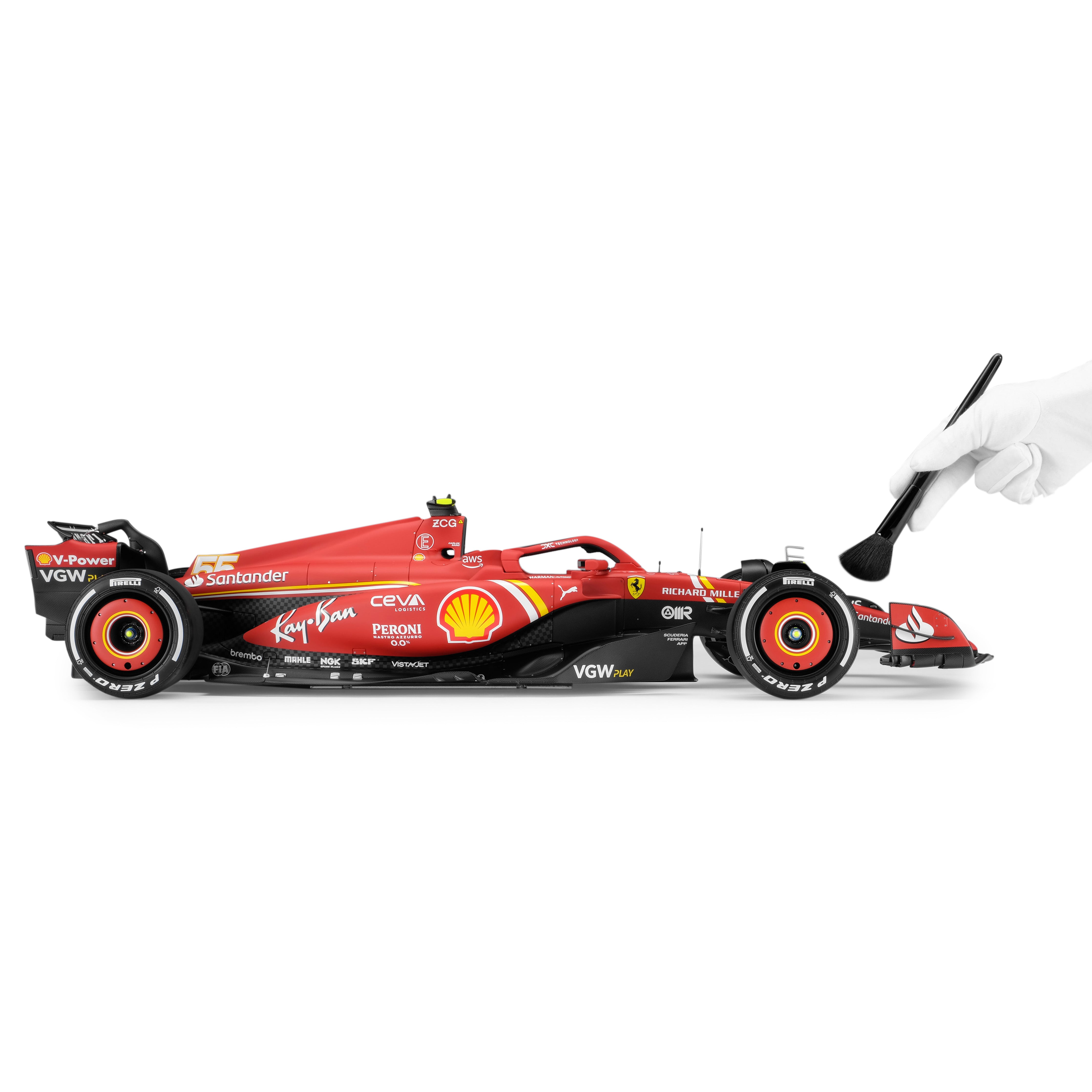 Carlos Sainz 2024 Ferrari SF-24 1:8 Scale Model Australia GP Edition– Amalgam Collection