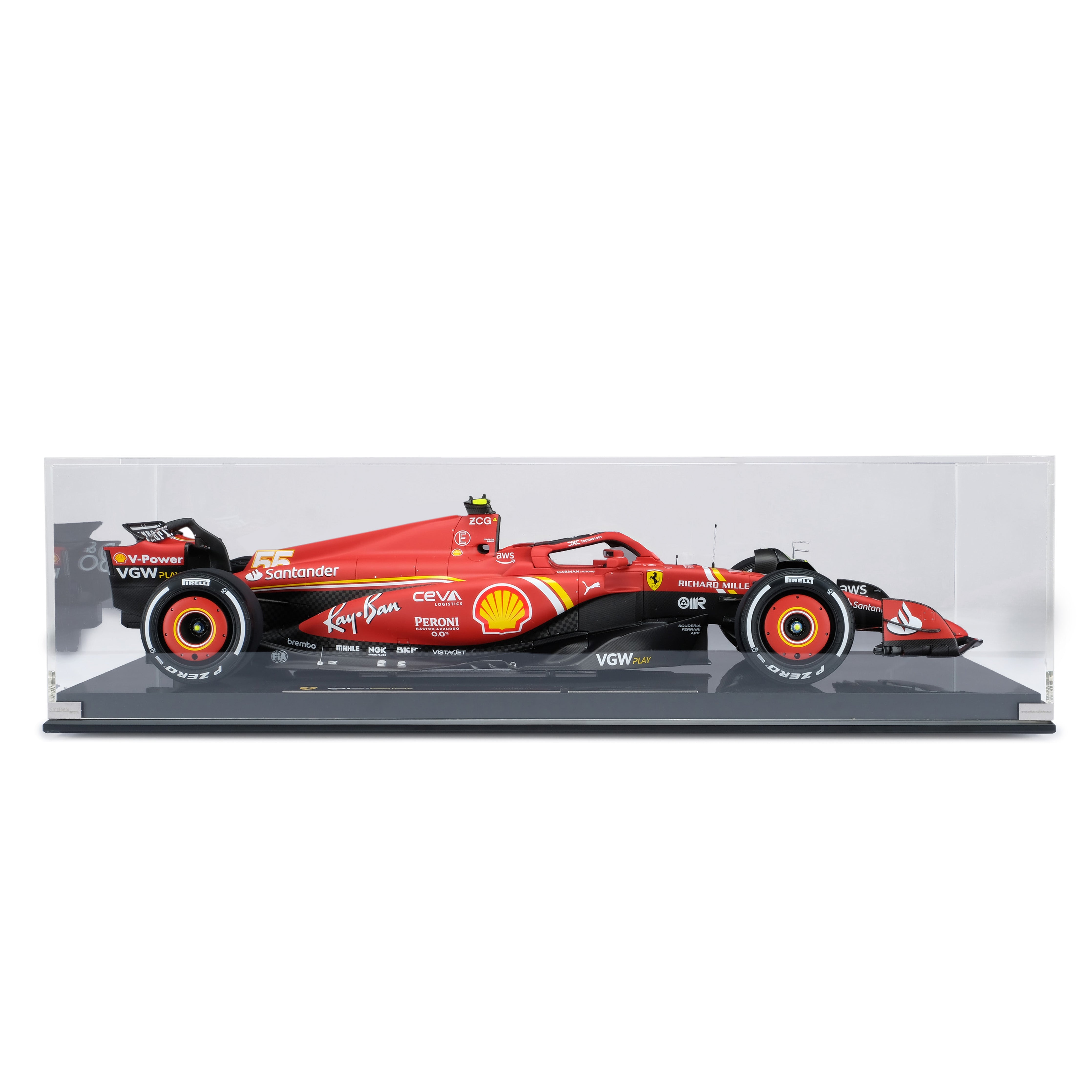 Carlos Sainz 2024 Ferrari SF-24 1:8 Scale Model Australia GP Edition– Amalgam Collection